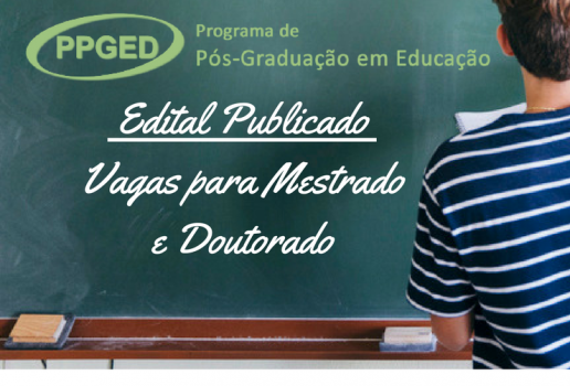 Pós graduação em Educação abre processo seletivo para mestrado e