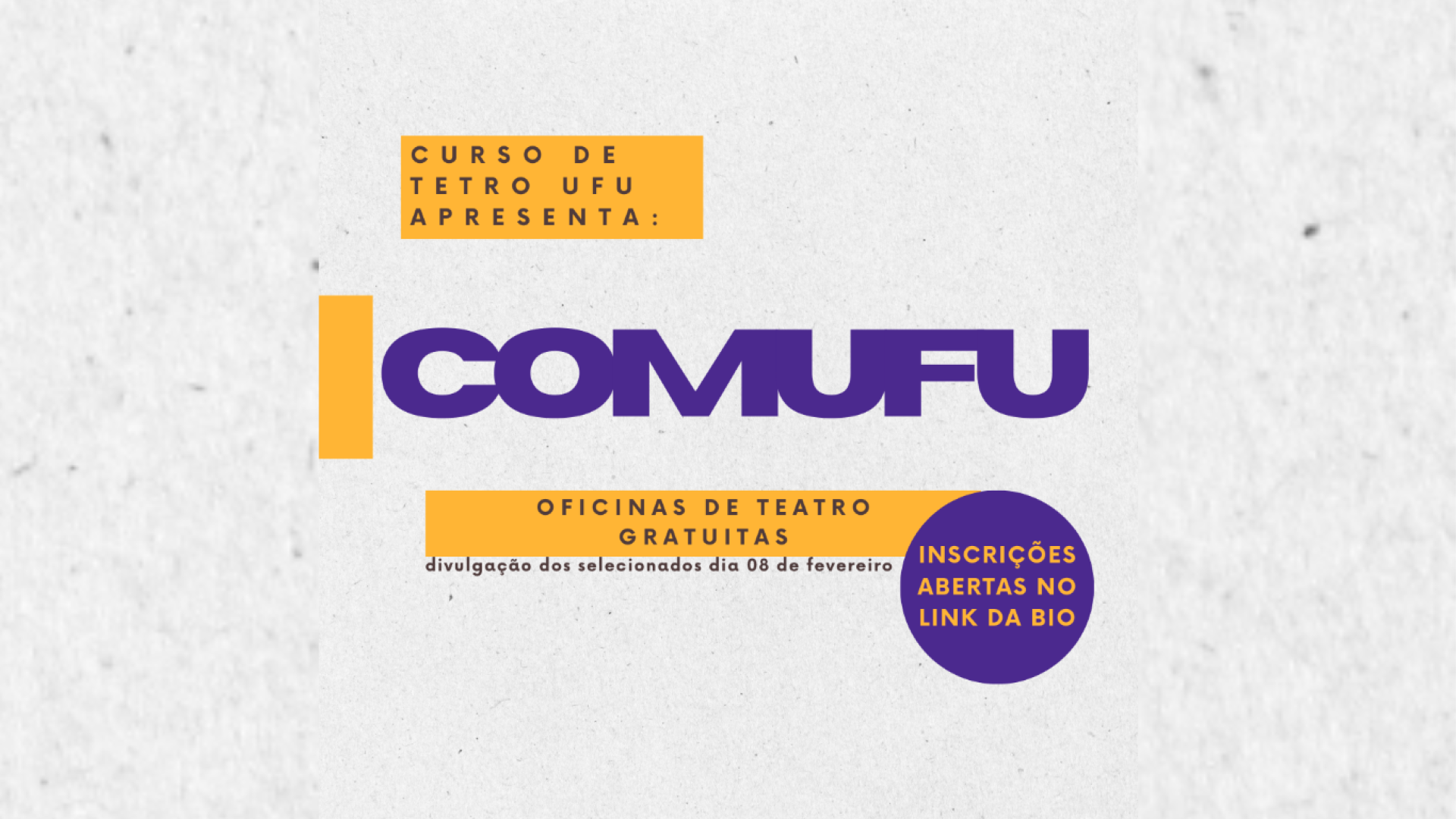 Logomarca COMUFU 2024