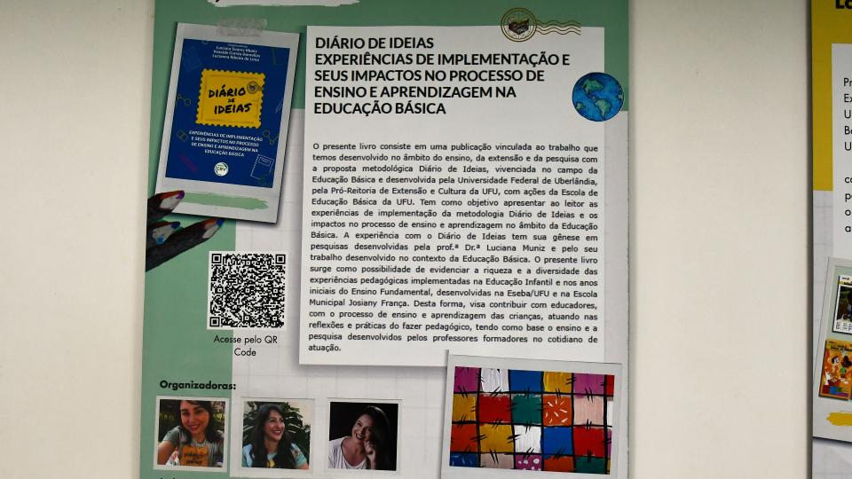 Evento de lançamento dos produtos que compõem a metodologia Diário de Ideias (Milton Santos)