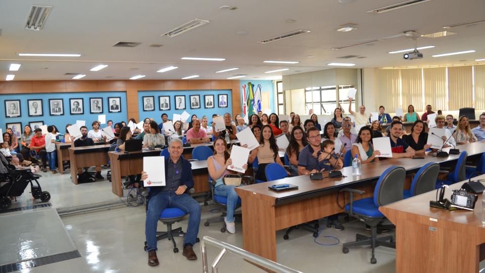 Cerimônia de Posse dos novos servidores da UFU (Milton Santos)