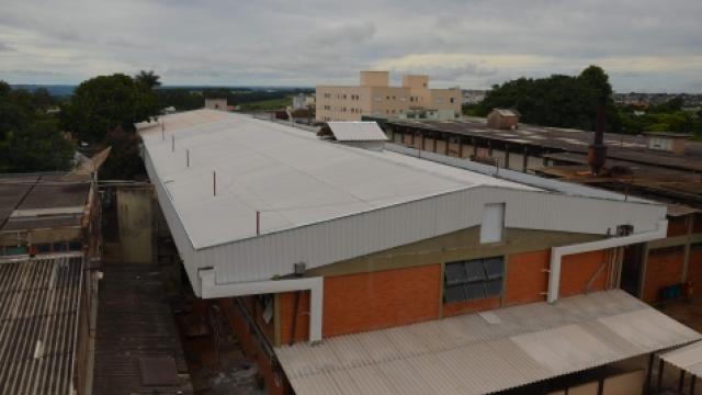 De R$ 1,8 milhão do TAC, R$ 800 mil foram destinados à reforma do telhado do Setor de Nutrição e Dietética (foto: Milton Santos)