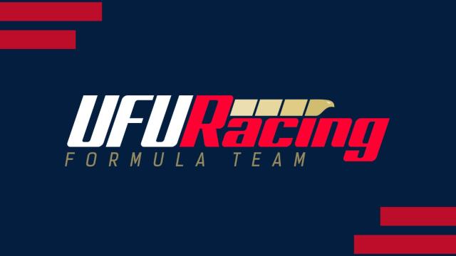 Arte de divulgação, com os dizeres 'UFU Racing FORMULA TEAM'