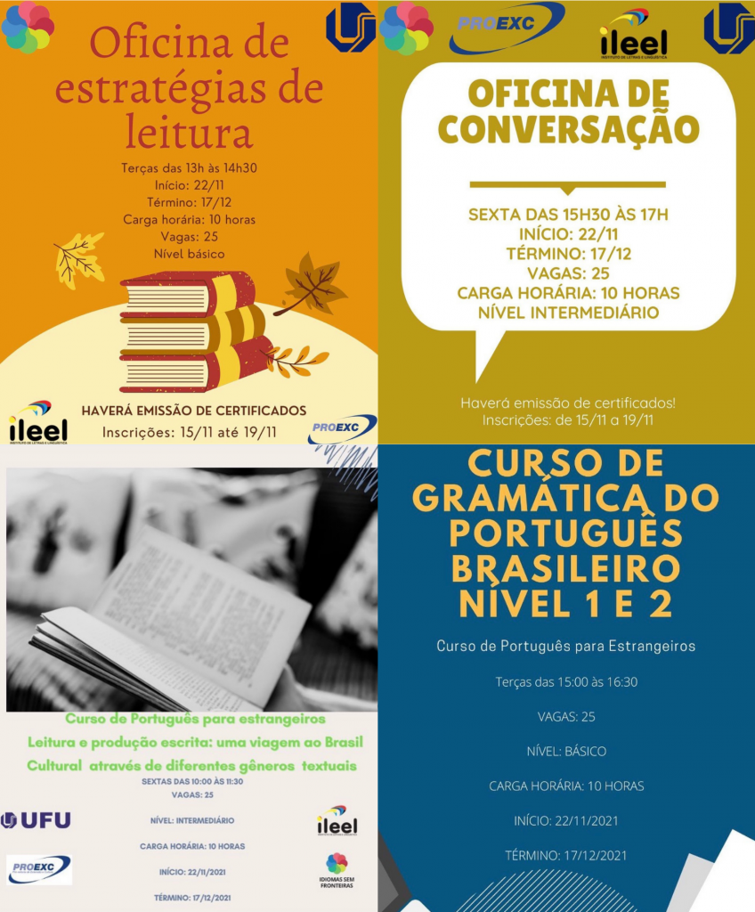 Inscrições estão abertas para cursos gratuitos de idiomas em nível