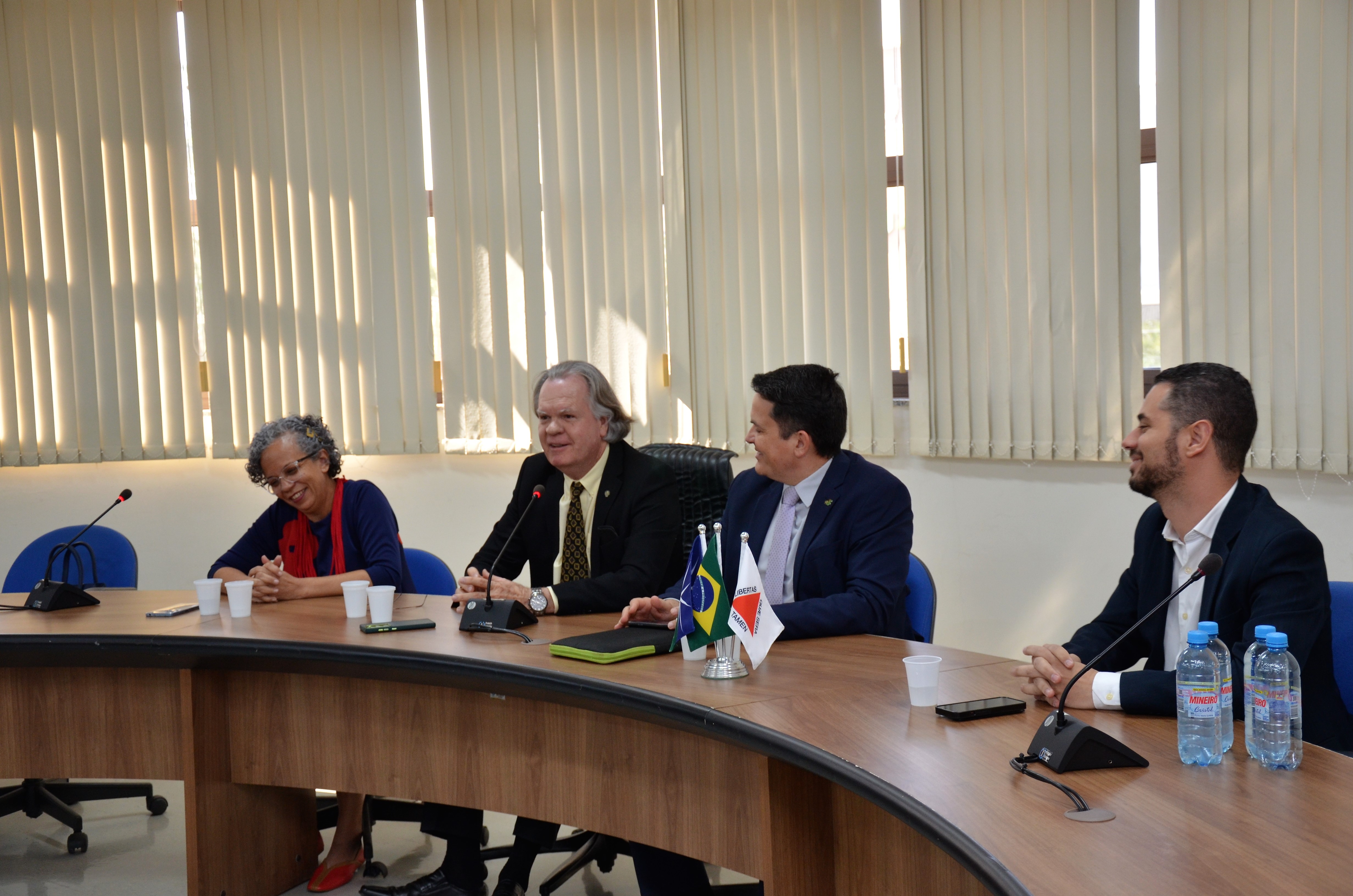 Representantes das três Instituições Federais de Ensino Superior do Triângulo Mineiro estiveram presentes: Barbosa, Steffen Junior, Ponciano e Paluma. 