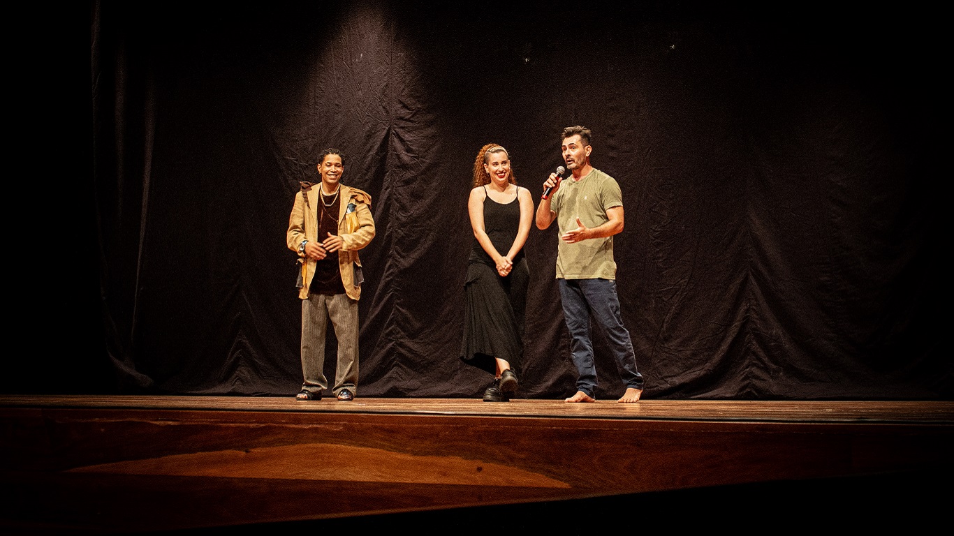 Inauguração do Teatro da UFU. (Foto: Luiza Anselmo)