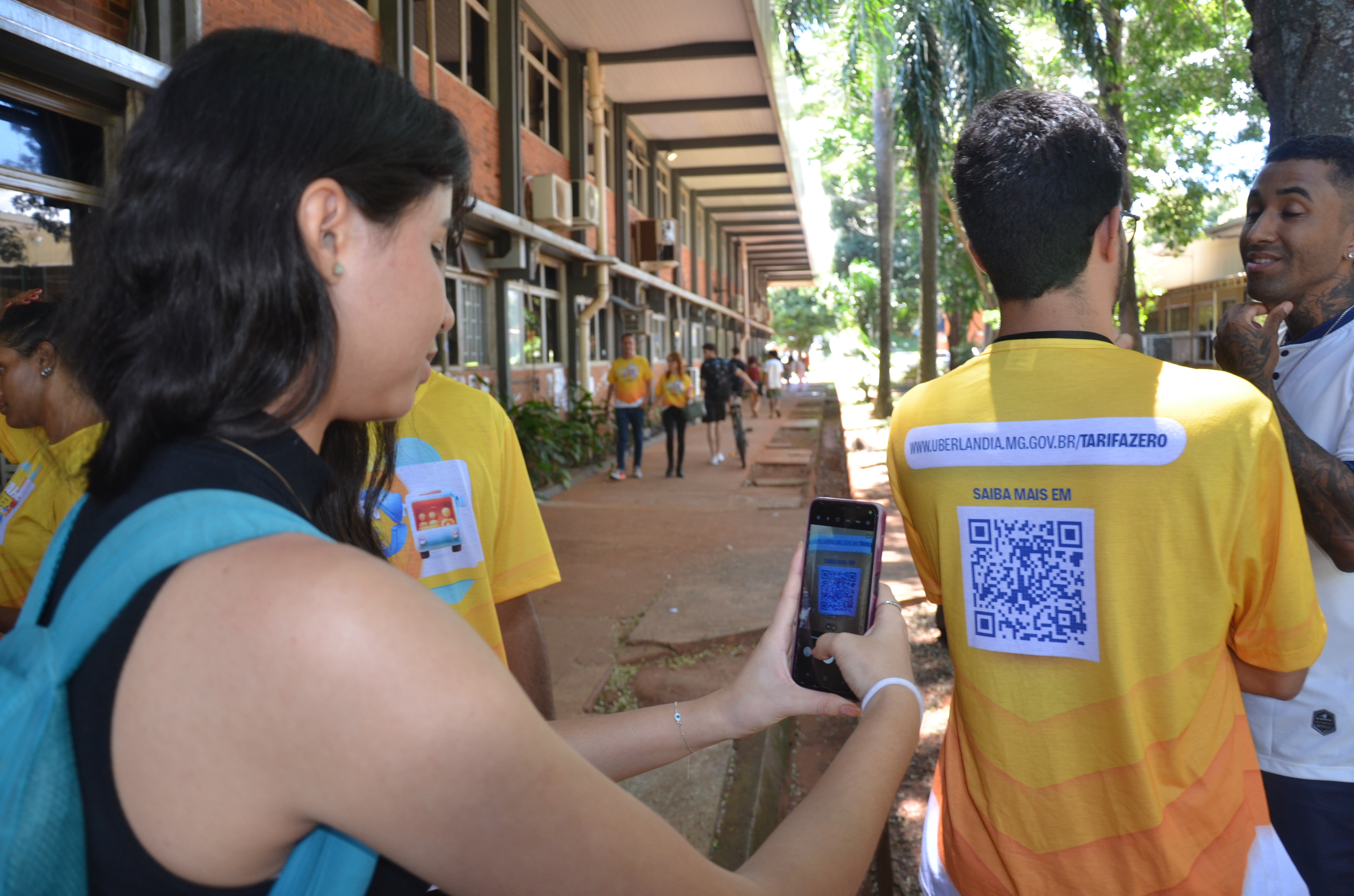 Campanha do 'Tarifa Zero' no Campus Santa Mônica