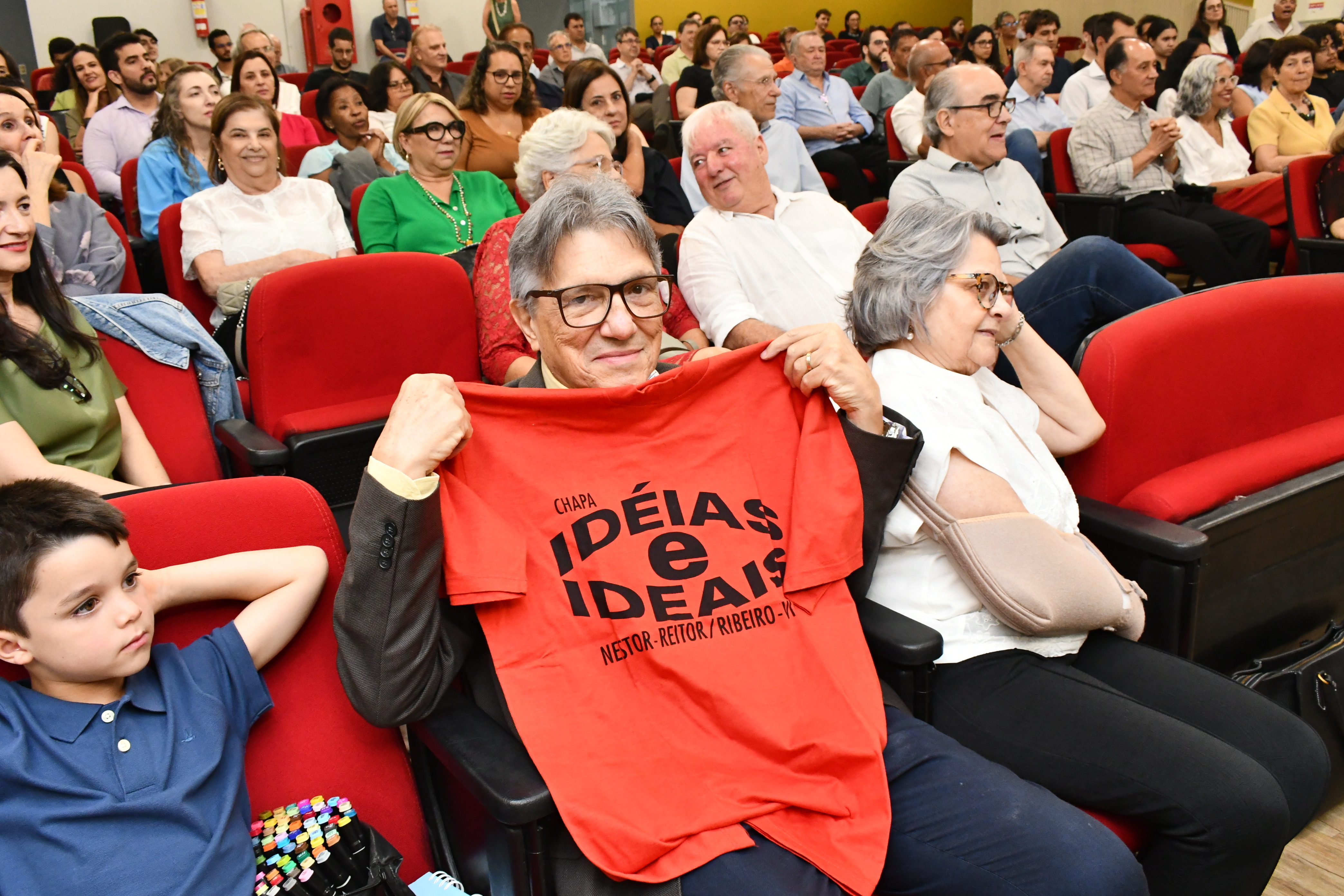 Homenagem ao ex-reitor da UFU Nestor Barbosa de Andrade (Fotos: Milton Santos) 
