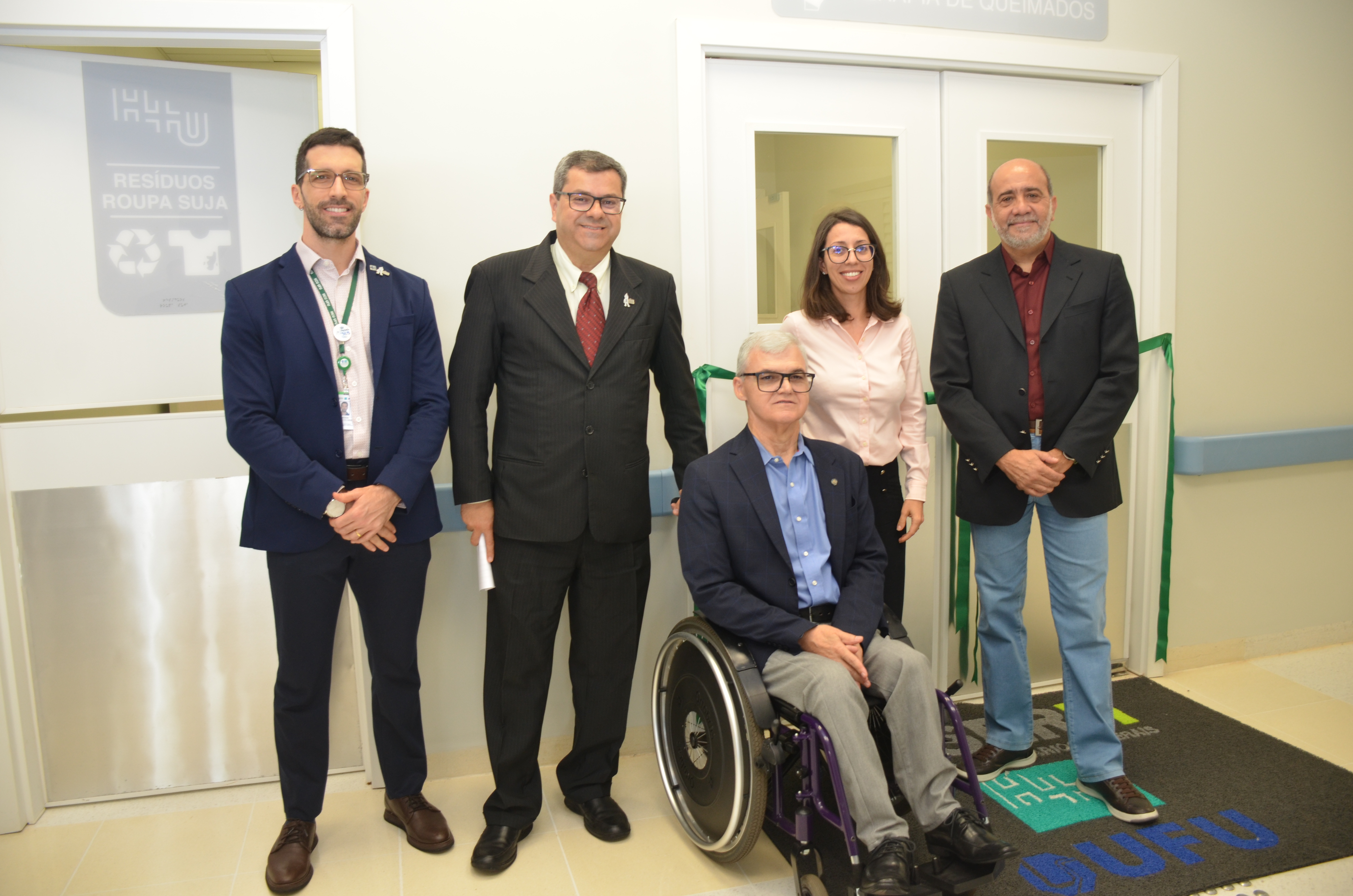 Hospital de Clínicas da UFU inaugura nova estrutura para tratamento de queimados (Foto: Milton Santos)