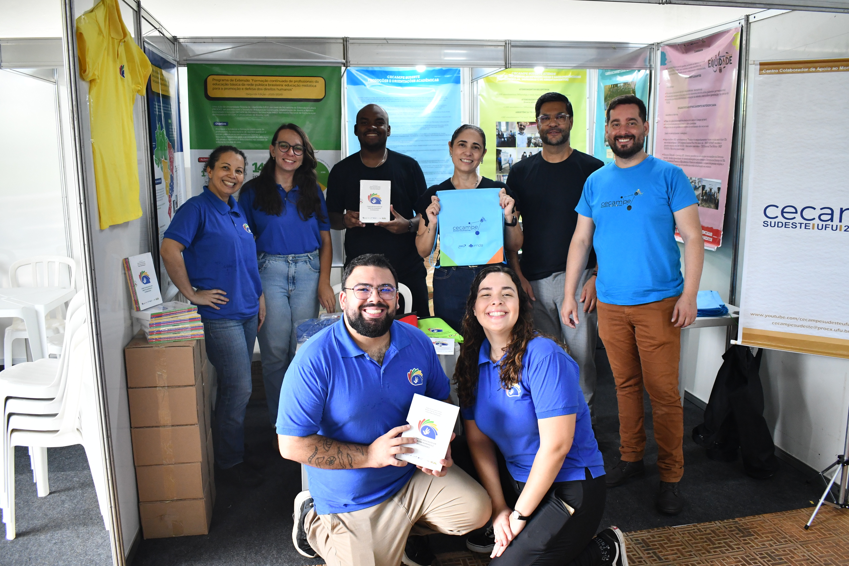 Mostra de projetos do I Encontro de Extensão da Pós-Graduação da UFU (Fotos: Milton Santos)