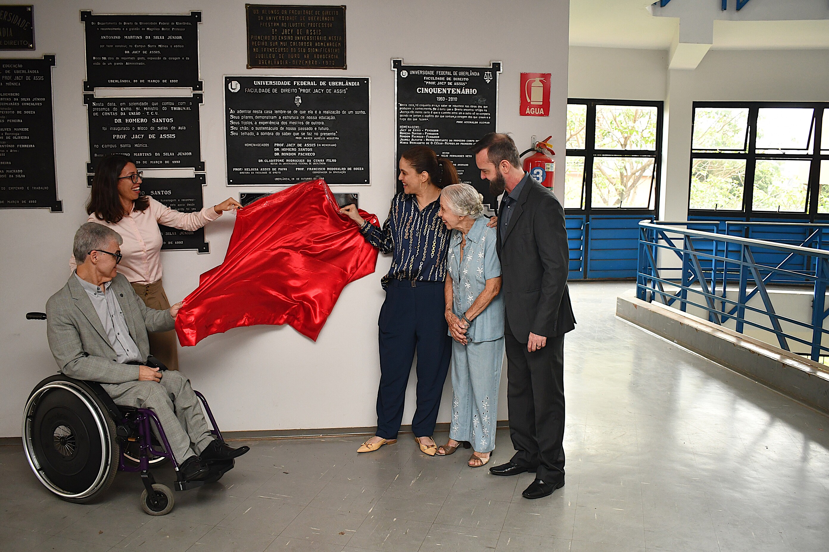 A inauguração aconteceu no piso 1 do bloco 3D