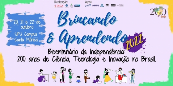 Evento é aberto à população e vai acontecer no campus Santa Mônica da Universidade Federal de Uberlândia. (Arte: Museu Dica)