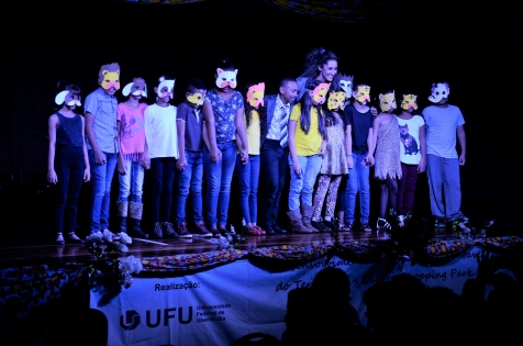 Atividade de extensão realizada em 2017 no bairro Shopping Park, em Uberlândia (foto: Marco Cavalcanti/arquivo)