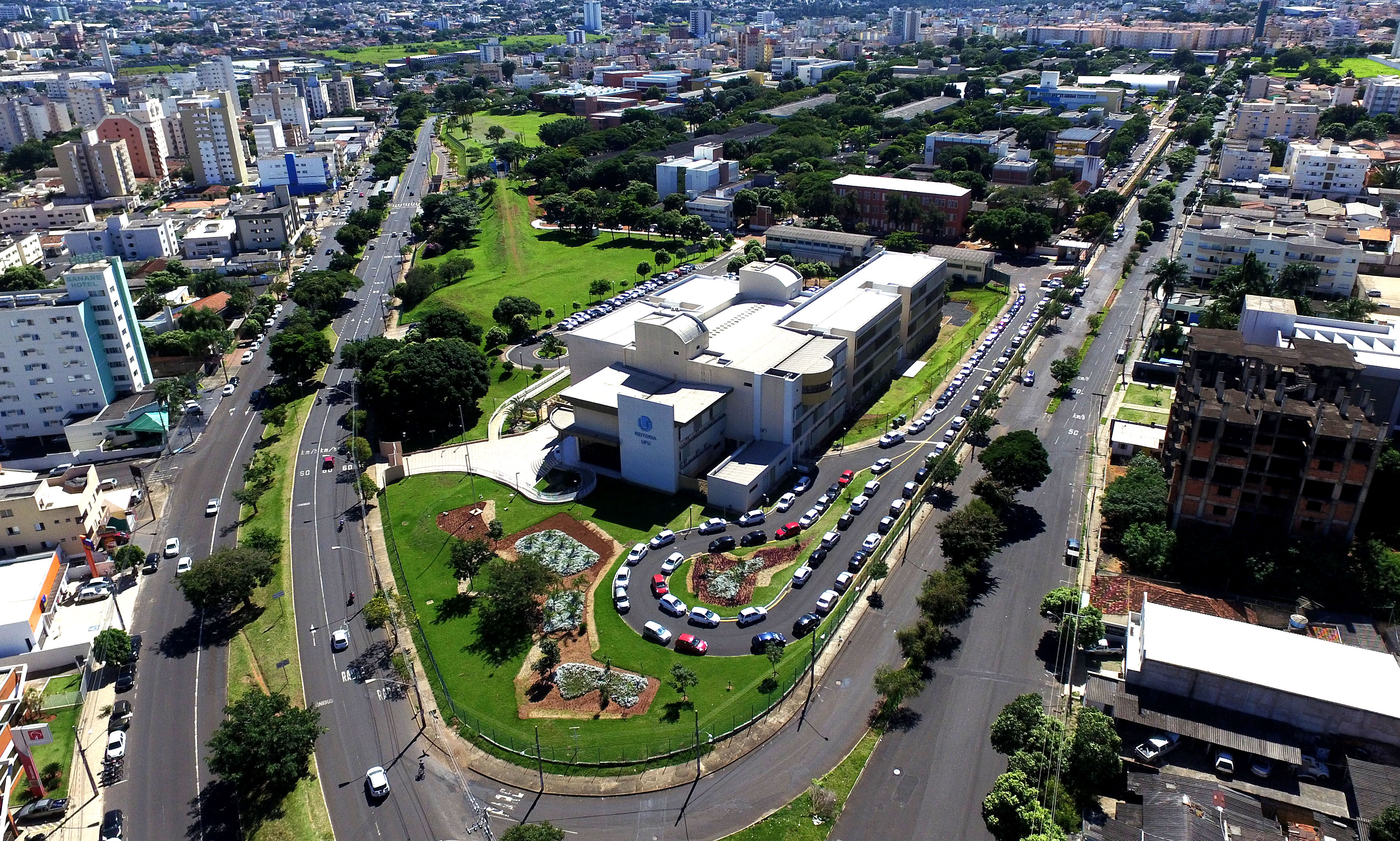 Vista aérea do Campus Santa Mônica/UFU