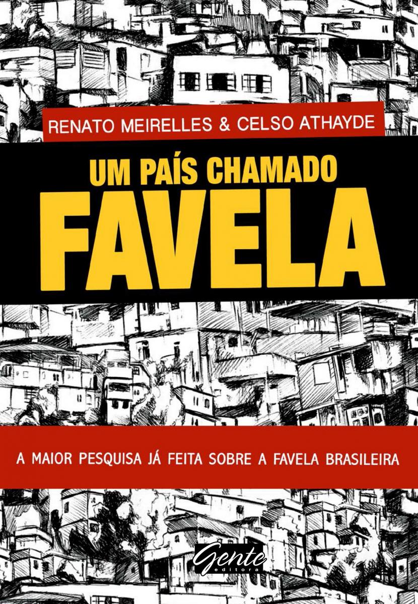 Capa do livro que compila pesquisa sobre favelas brasileiras