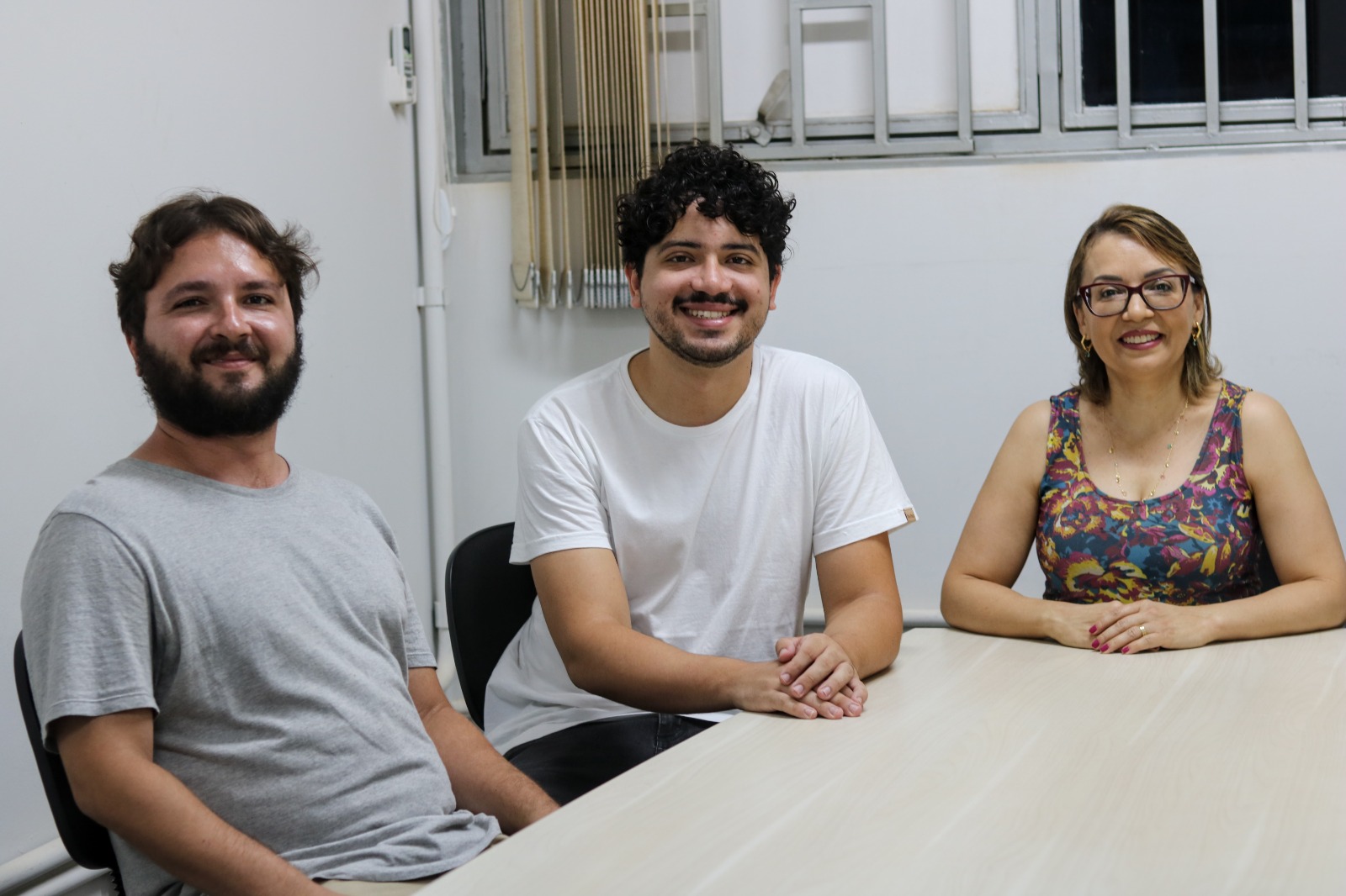 Marcos Henrique Godoi Gonzalez, Welber Tomás de Oliveira e Ester William Ferreira, economistas da linha 'Mercado de Trabalho'