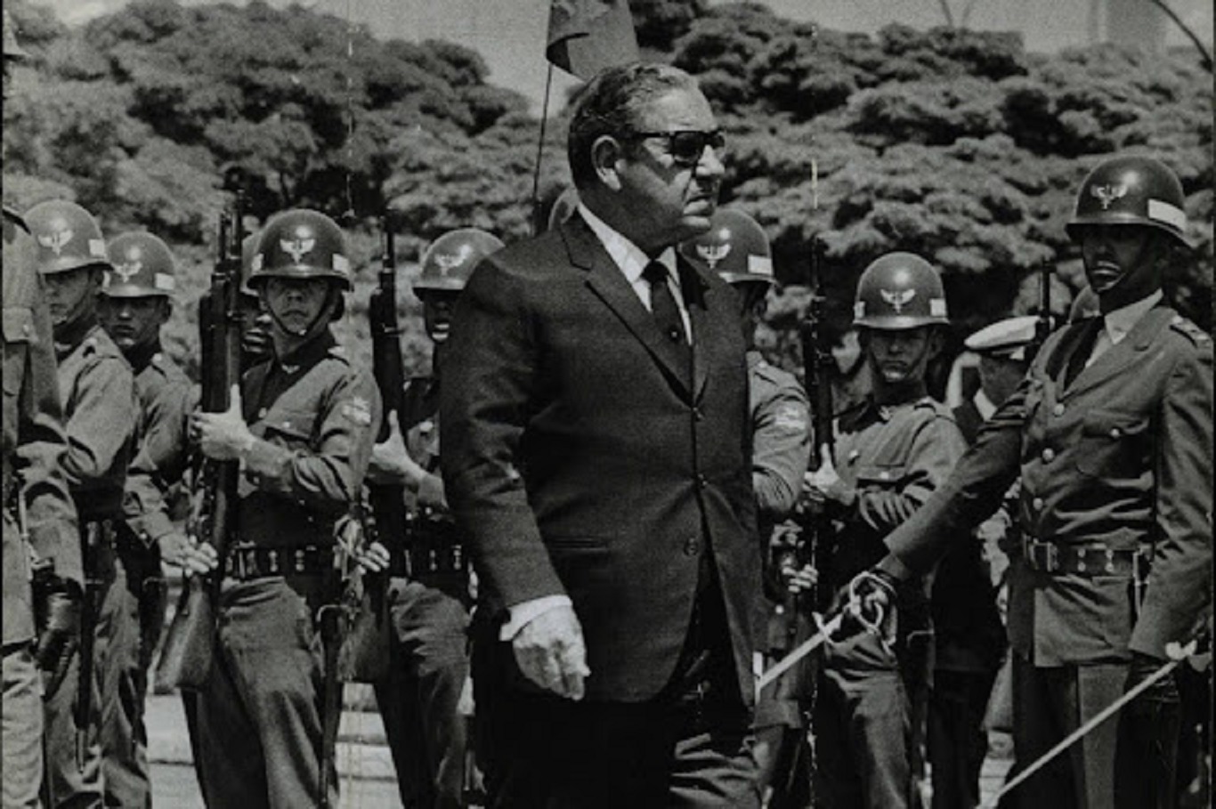 O presidente Costa e Silva, cujo governo é considerado o mais violento do período da ditadura