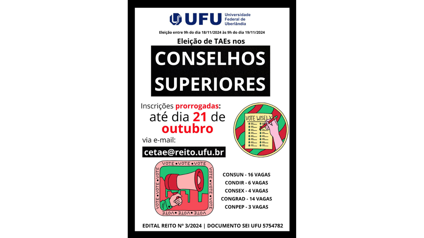 Conselhos Superiores UFU escolha Técnicos