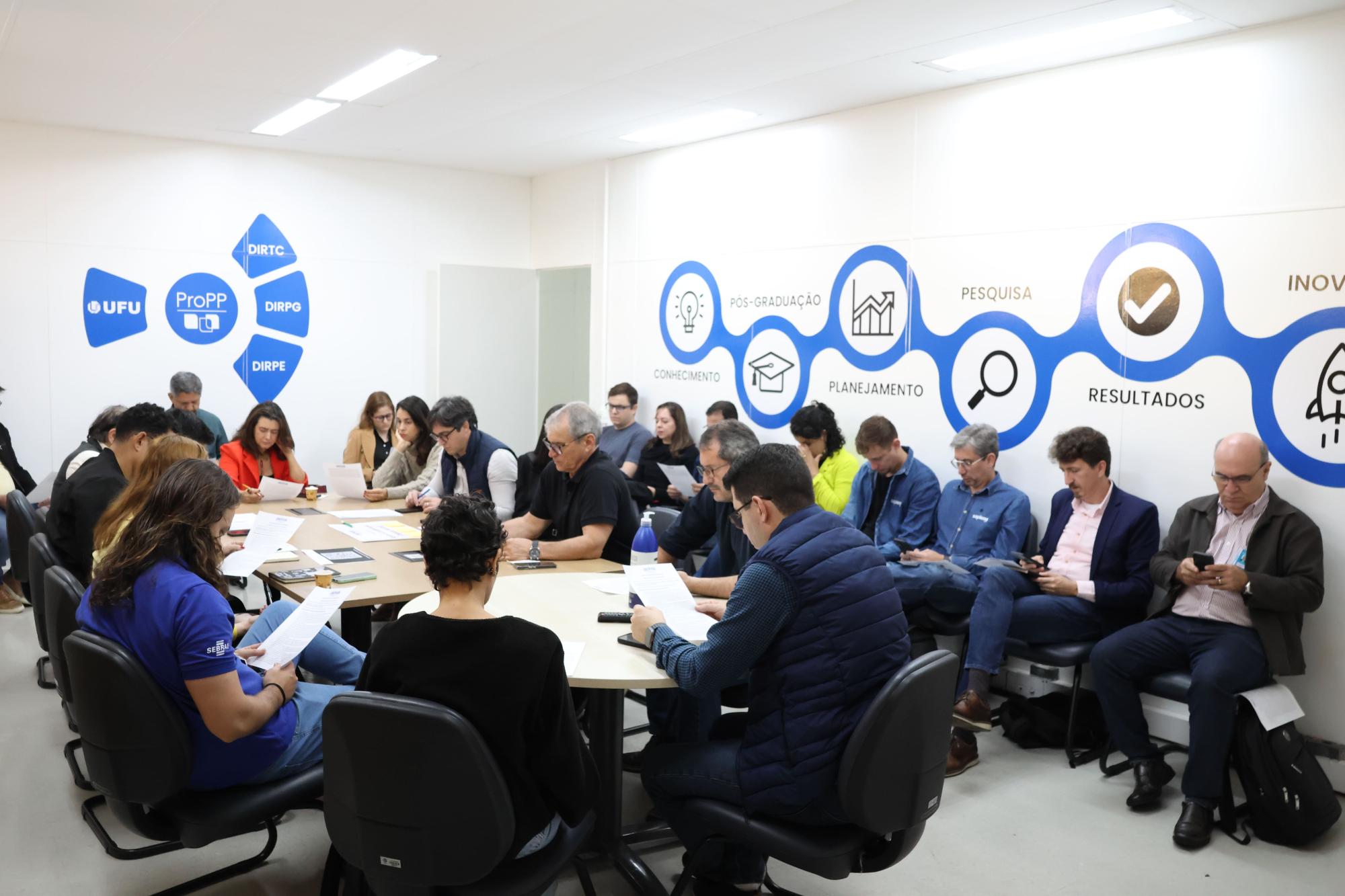 Representantes das instituições