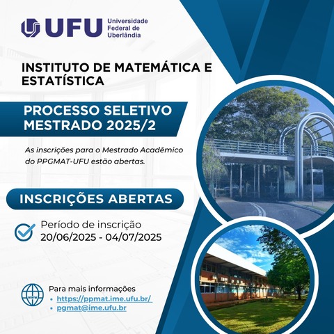 Banner Mestrado em Matemática