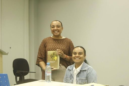 Isabel se deparou com a obra “Um defeito de cor”: serendipidade (Foto: arquivo pessoal)