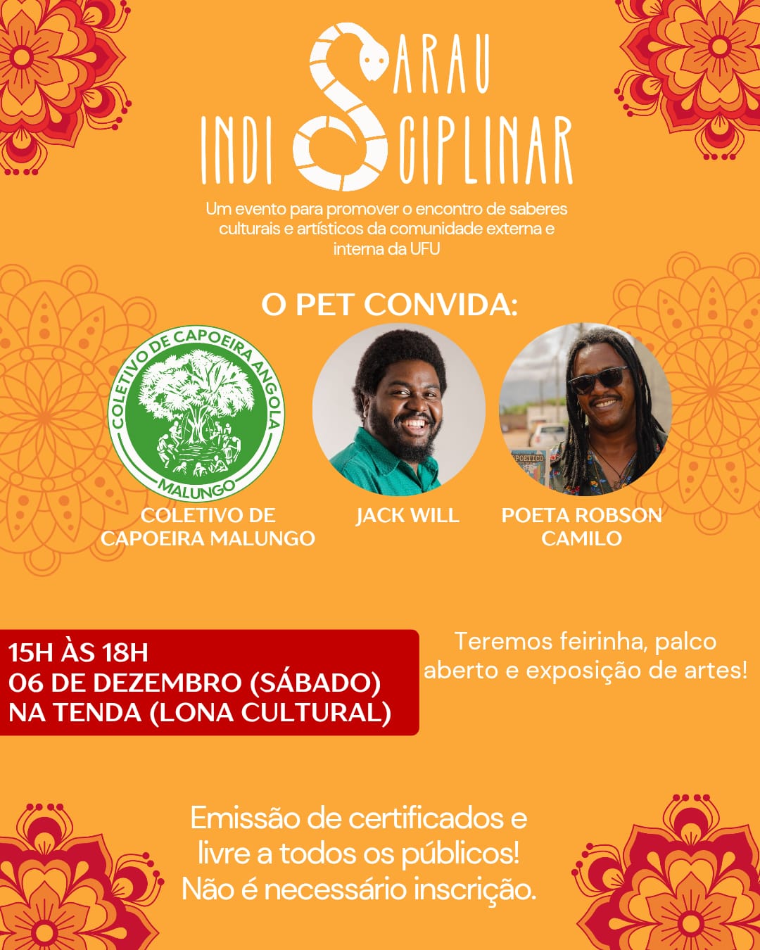 Sarau Do PET Encontro de Saberes (In)disciplinares