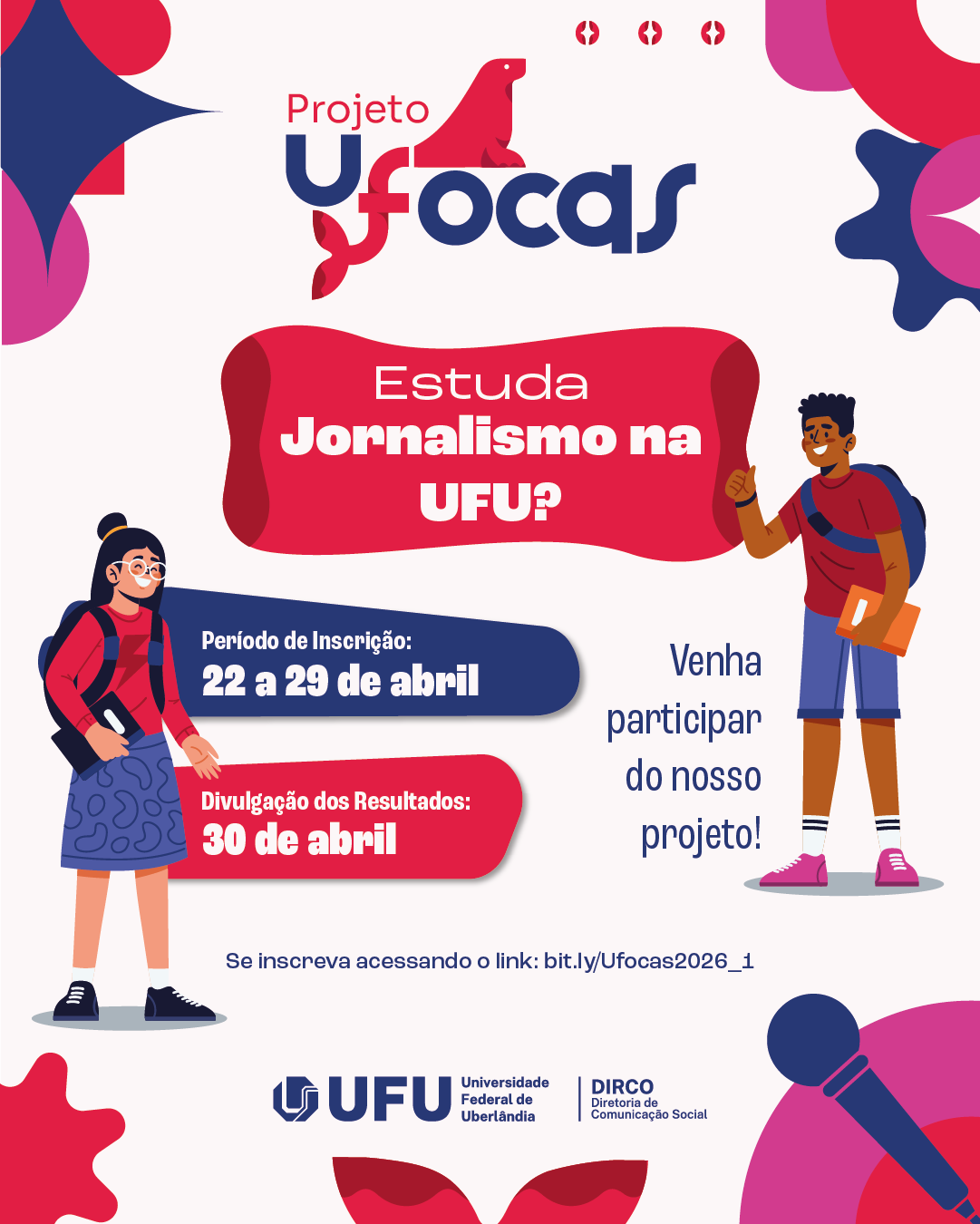 Estão abertas as inscrições para o UFocas