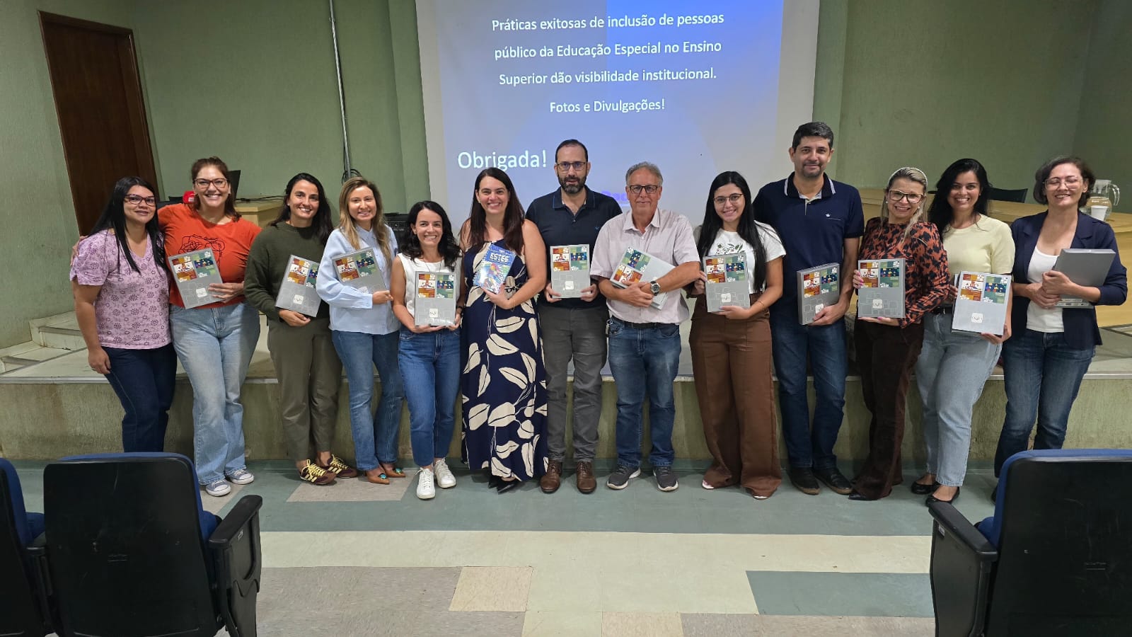 Professores da Estes que participaram da formação oferecida pelo Dacin