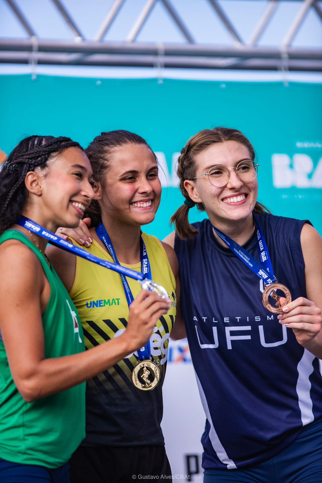 Catarina no podium 