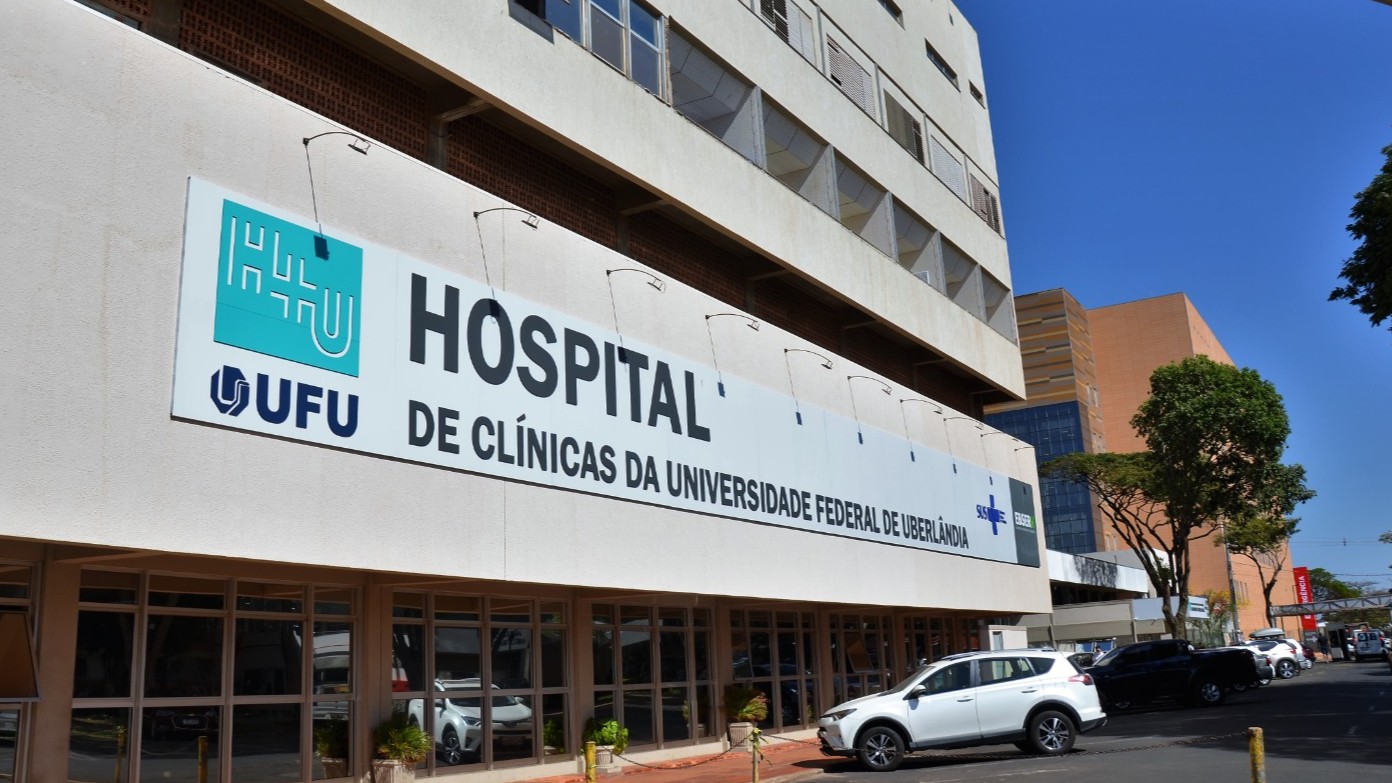 Fachada do Hospital de Clínicas da UFU