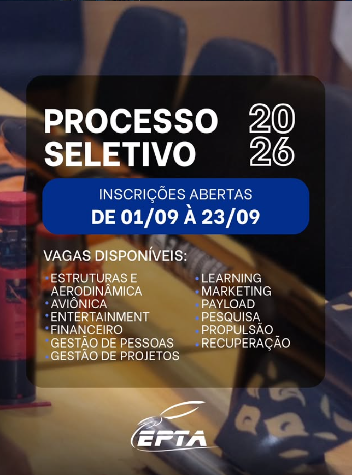 Banner de divulgação do processo seletivo