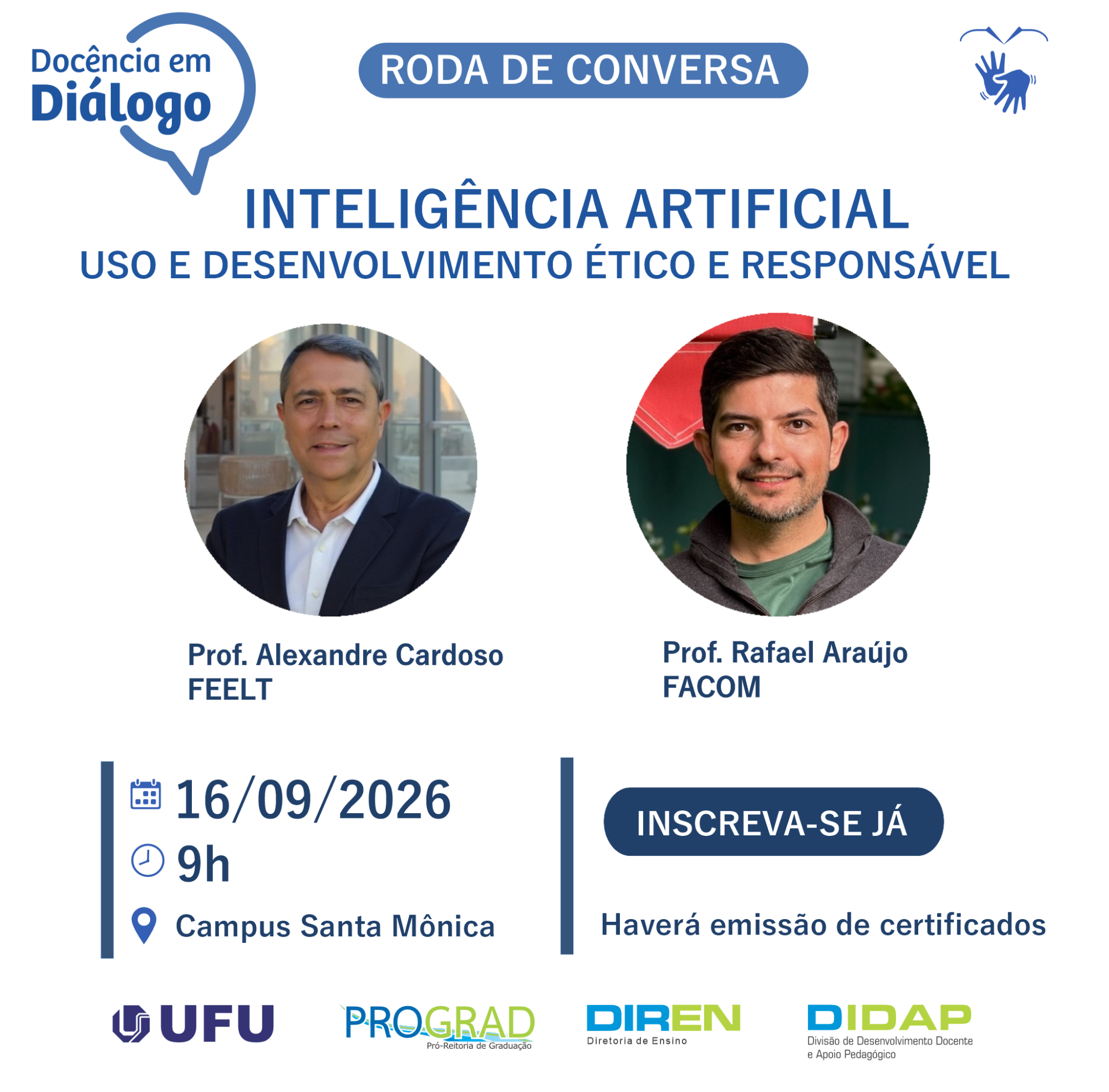 UFU promove palestra sobre inteligência artificial para docentes