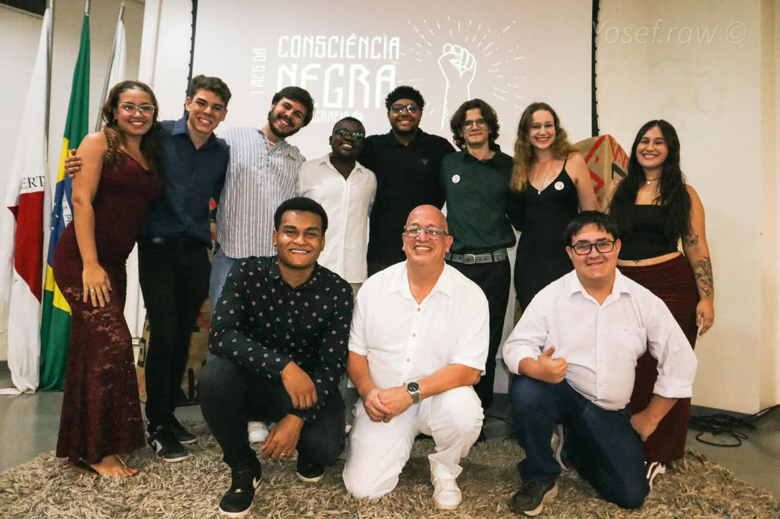 Participantes da primeira edição do Mês da Consciência Negra. (Foto: Arquivo Pessoal) 