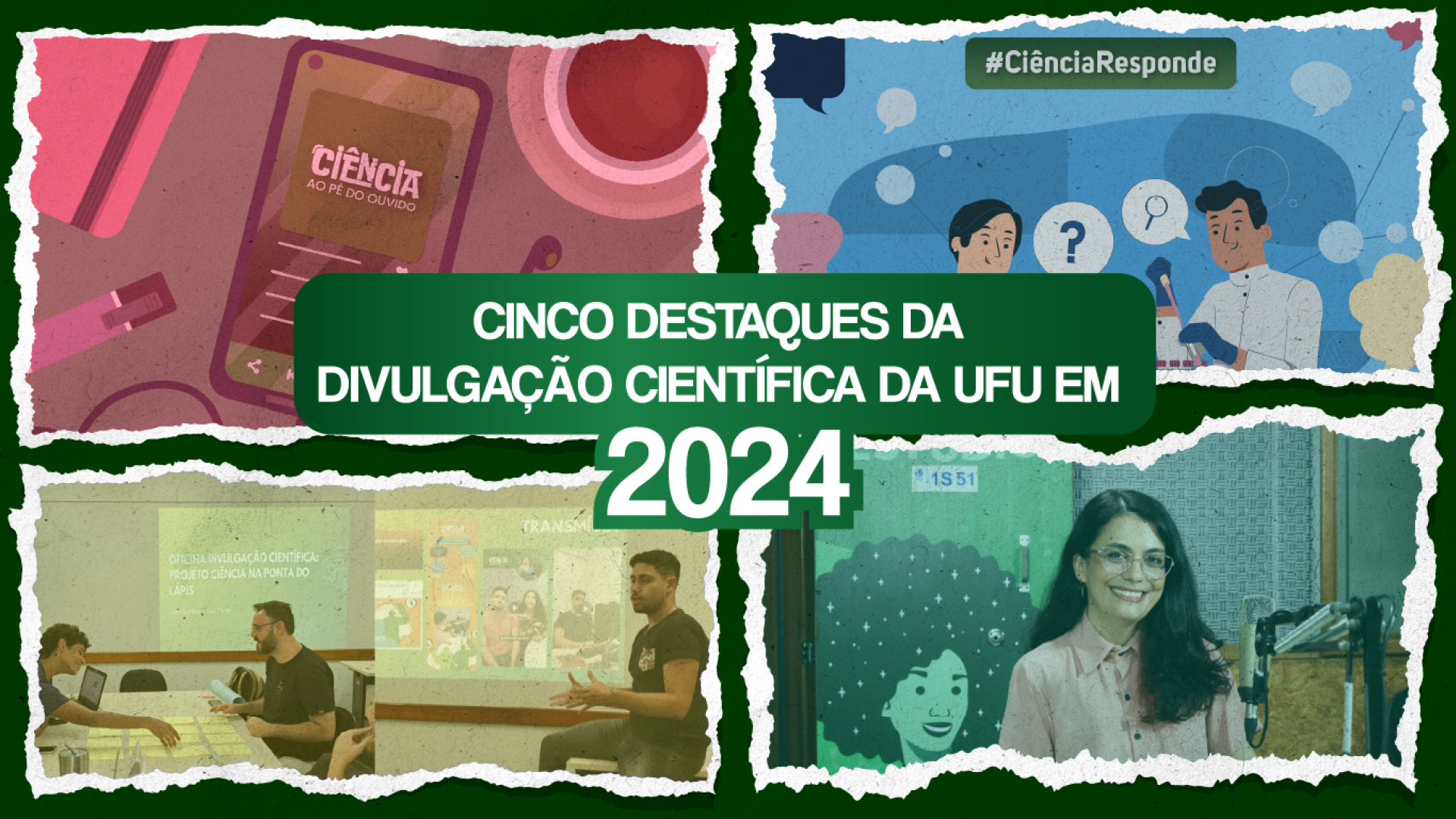 Cinco destaques da Divulgação Científica da UFU em 2024