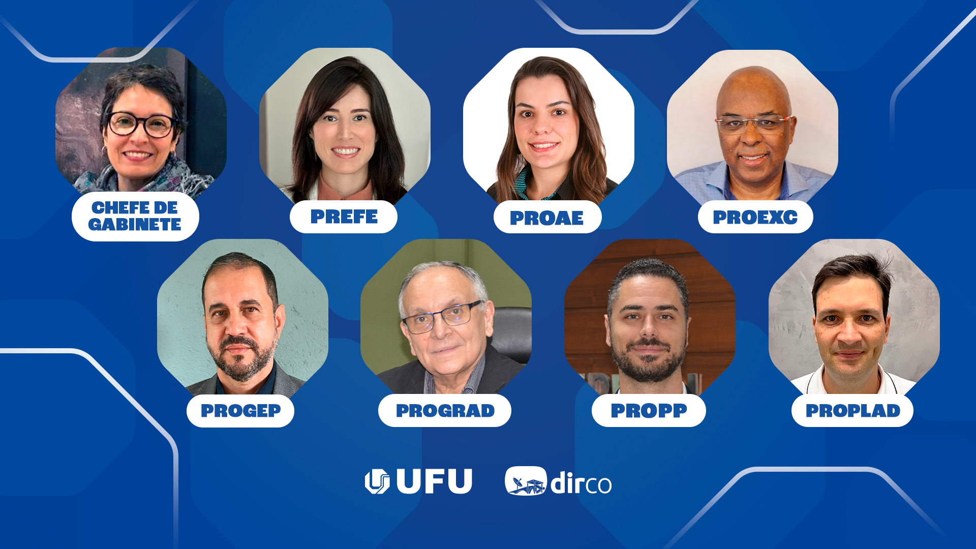 Conheça os novos membros do primeiro escalão da UFU