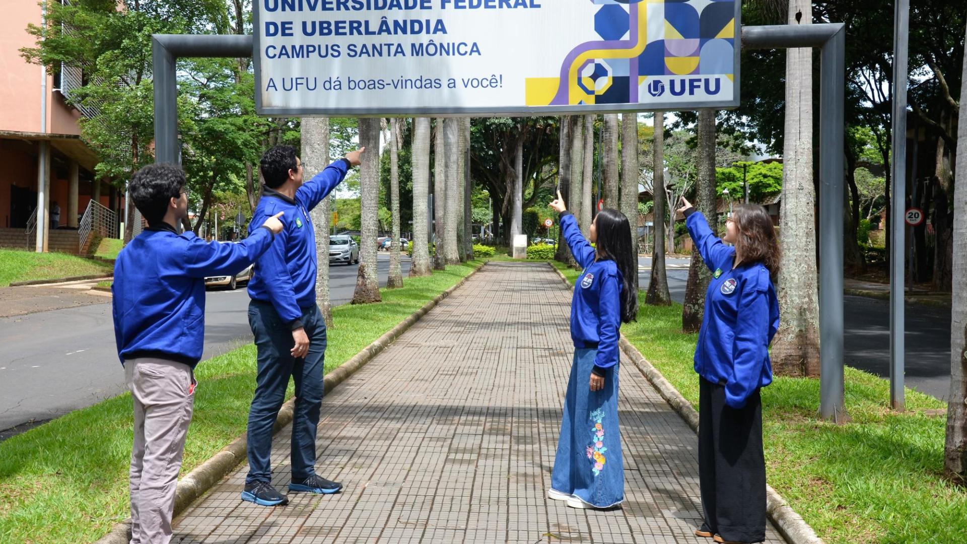 Equipe UFU vencedora do Prêmio Nasa