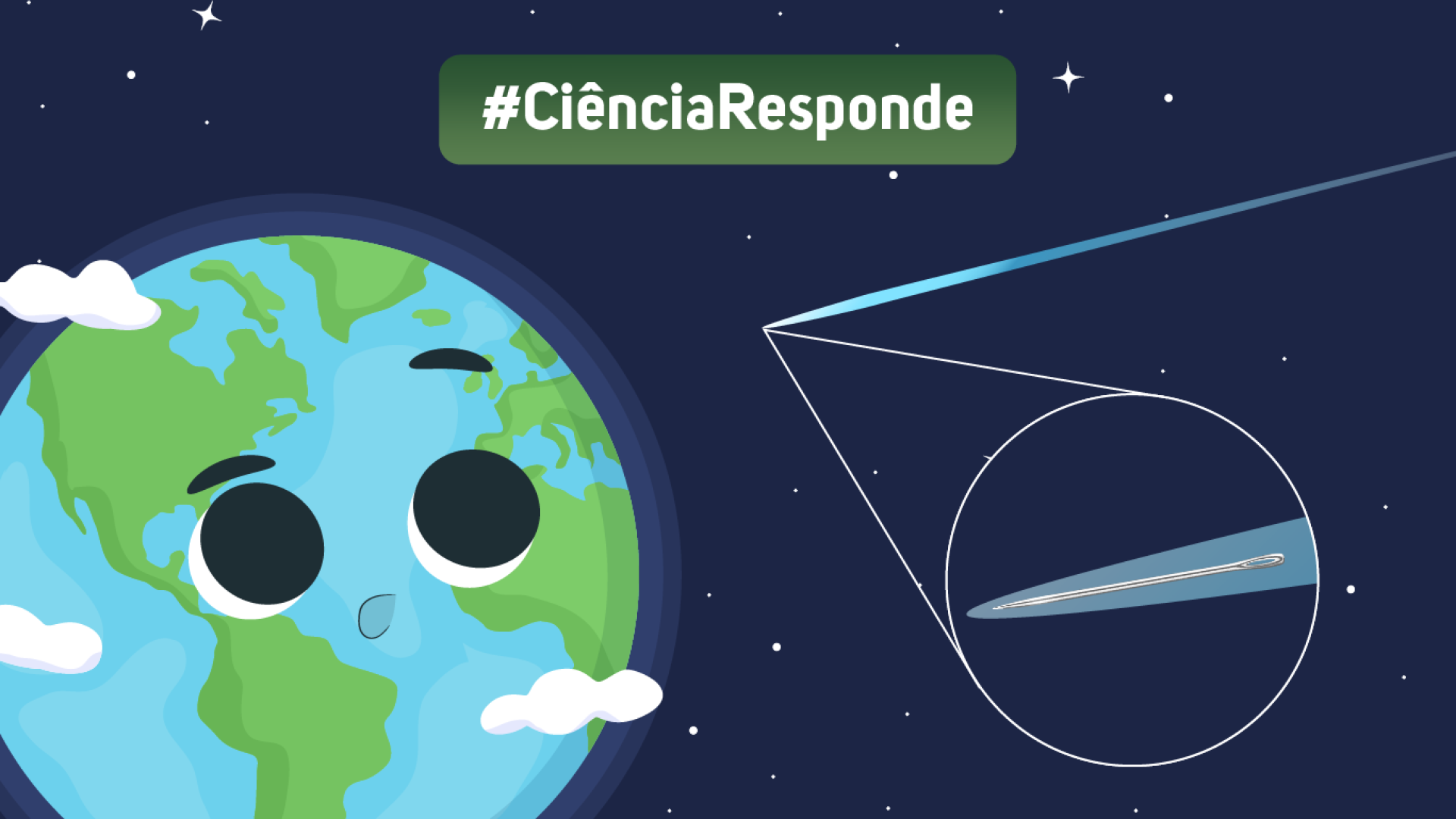 #CiênciaResponde: o que aconteceria se uma agulha viesse do espaço e atingisse a Terra na velocidade da luz?