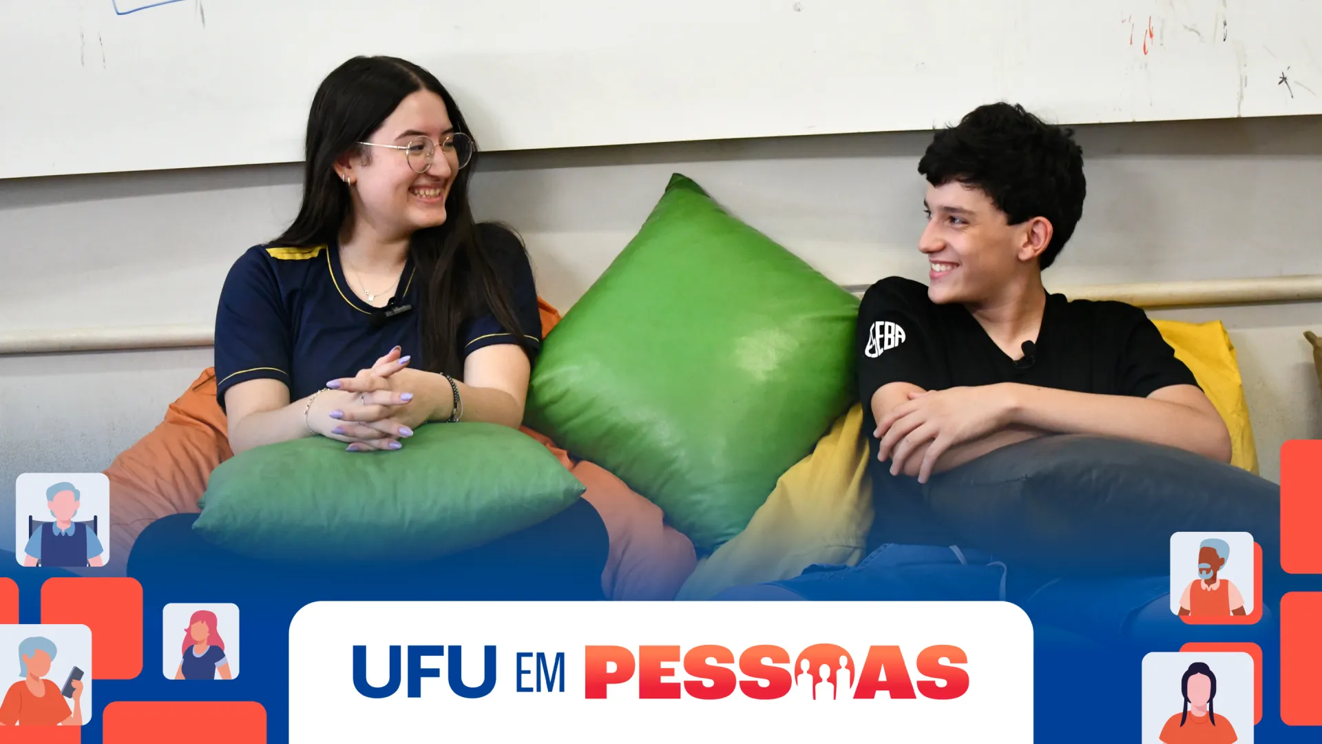 Geovana Lopes e Henrique Miranda: uma amizade construída na Eseba