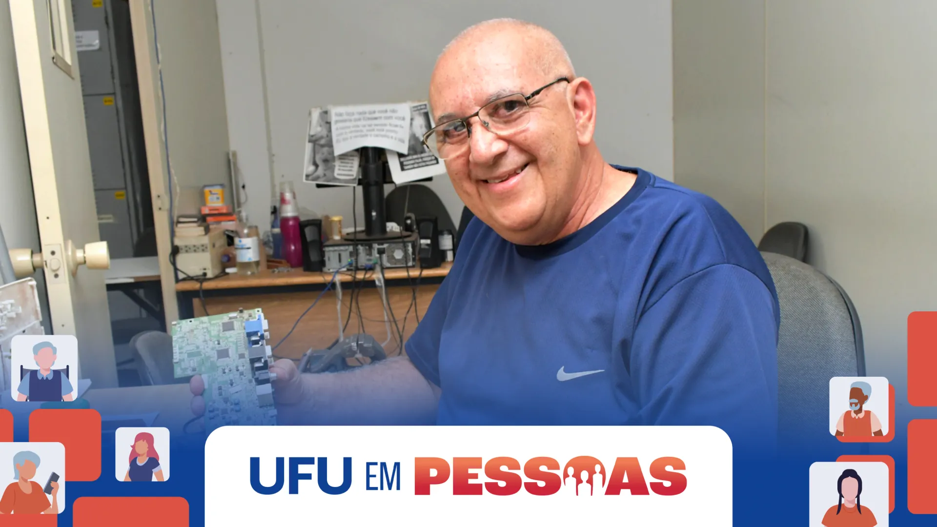 “É tão grande a intimidade que a gente tem com a universidade, que passa a ser a casa da gente também. Você fica mais tempo aqui do que em casa”