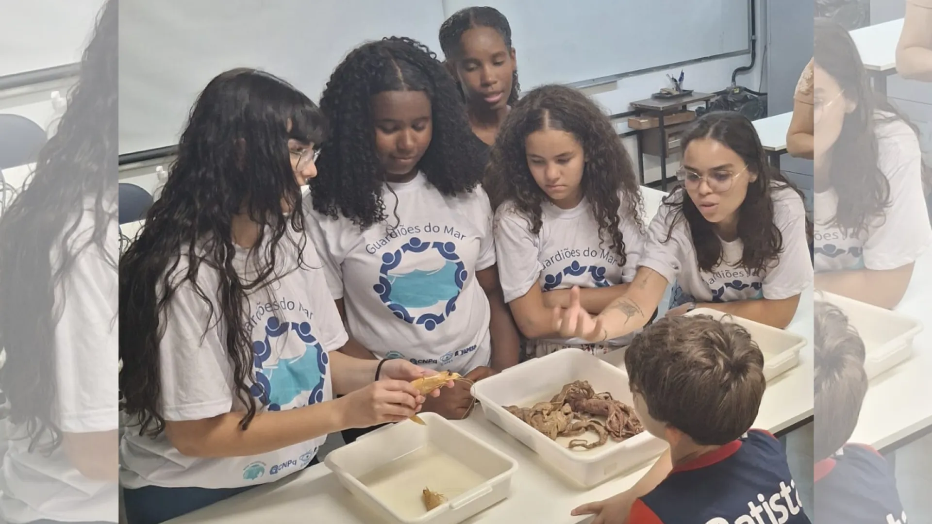 Estudantes de escola estadual recebem projeto da UFU sobre conservação marinha