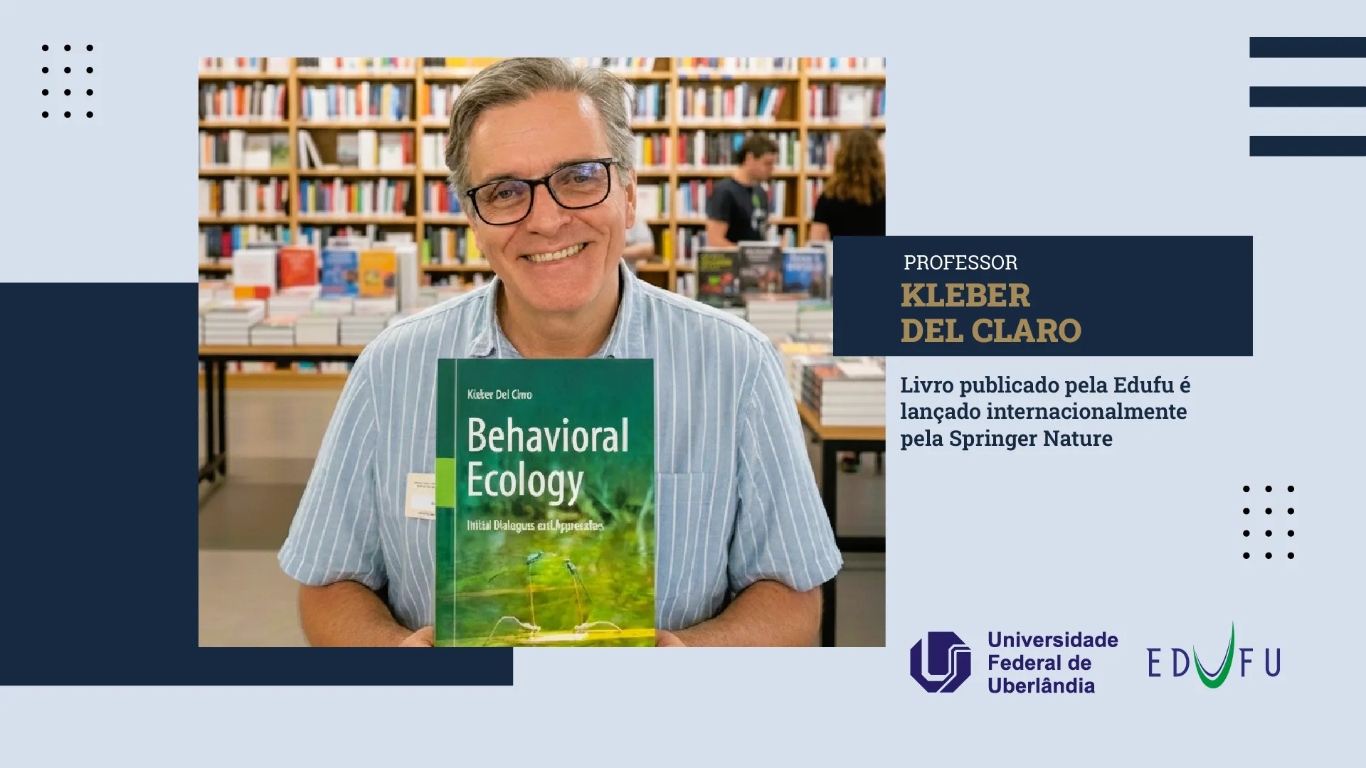 Livro publicado pela Edufu é lançado internacionalmente pela Springer Nature