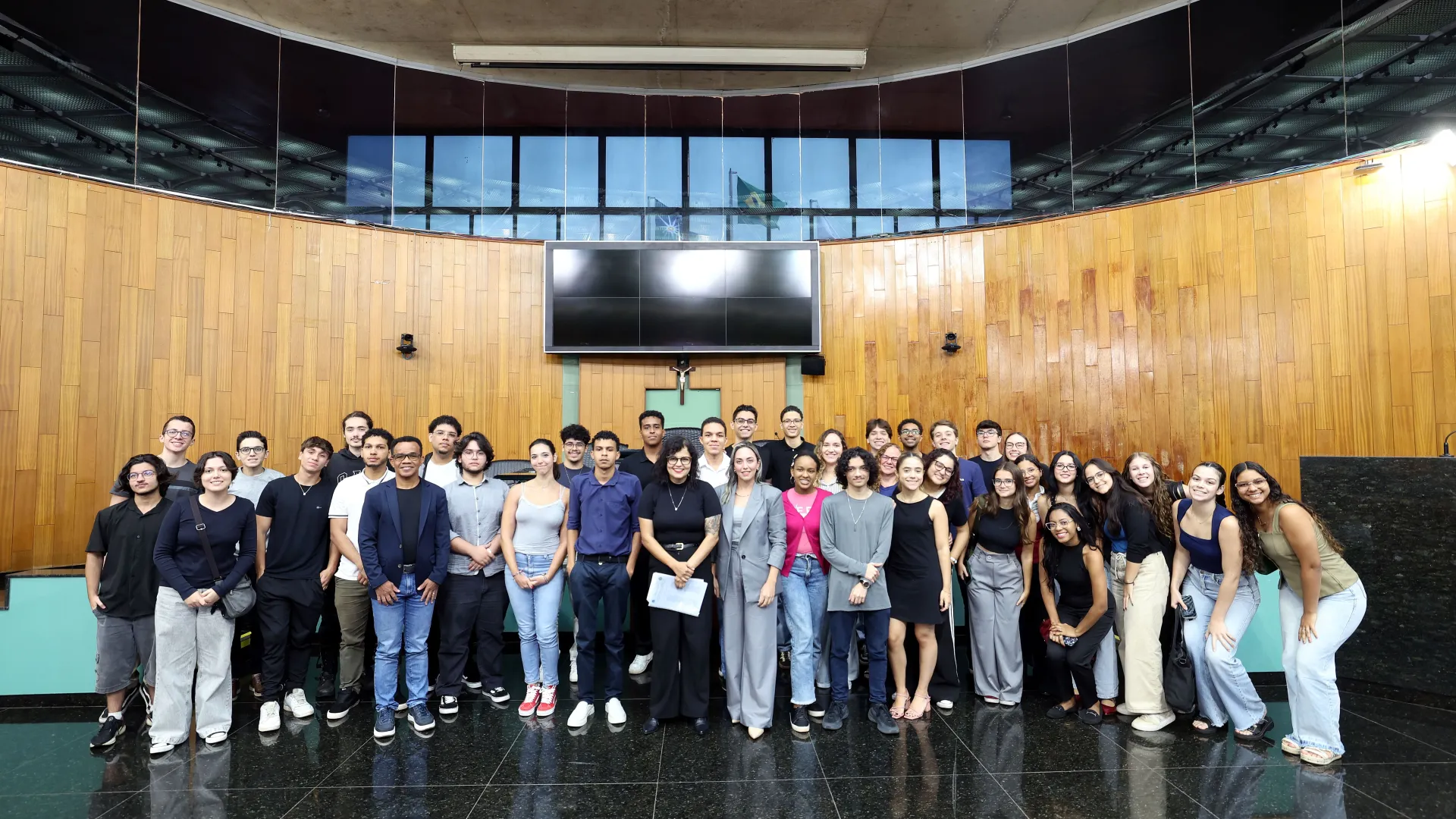 Estudantes da UFU na Câmara Municipal de Uberlândia