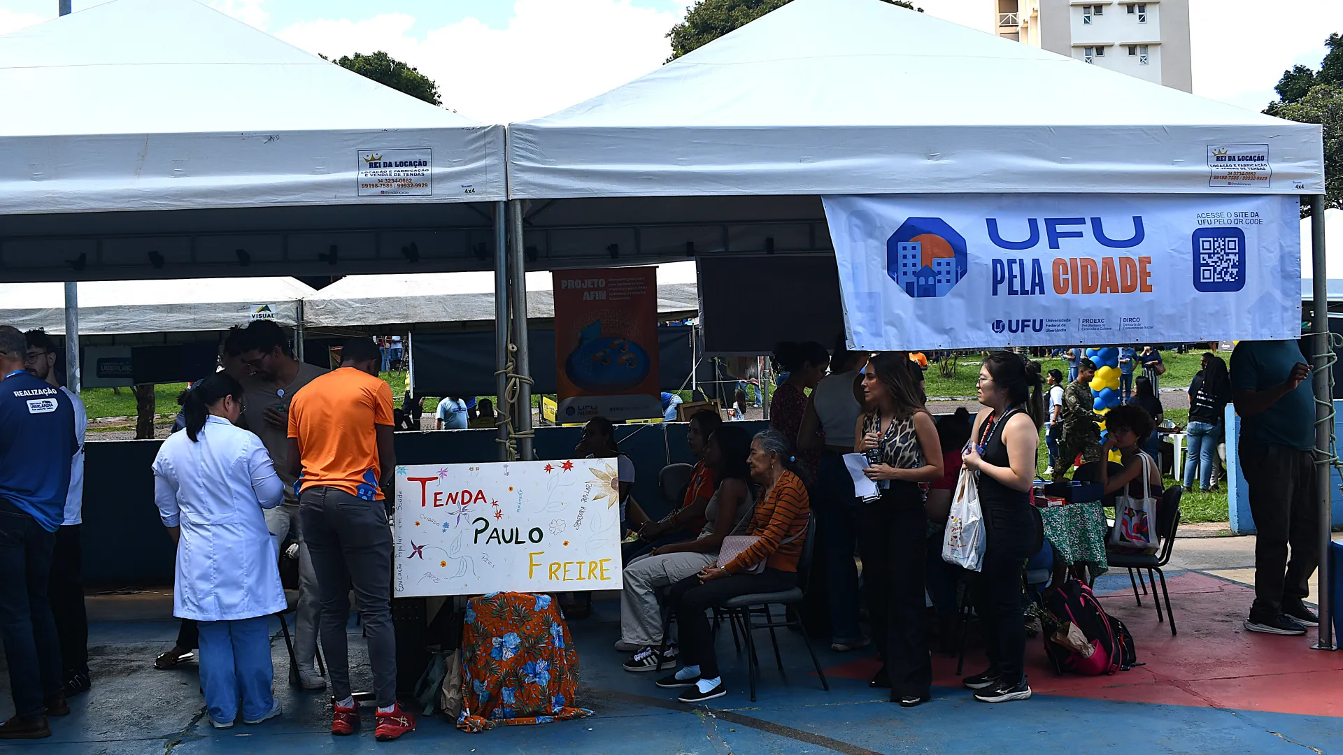 UFU leva projetos de extensão à Praça Sérgio Pacheco com o 'UFU pela Cidade'