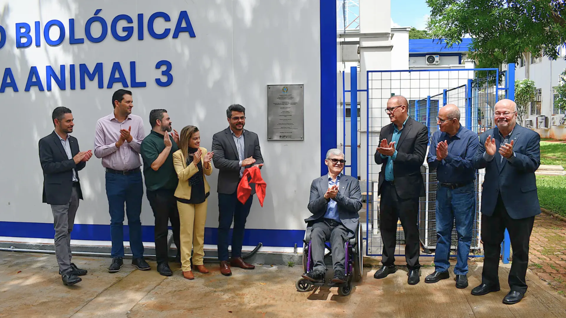 Foto da inauguração