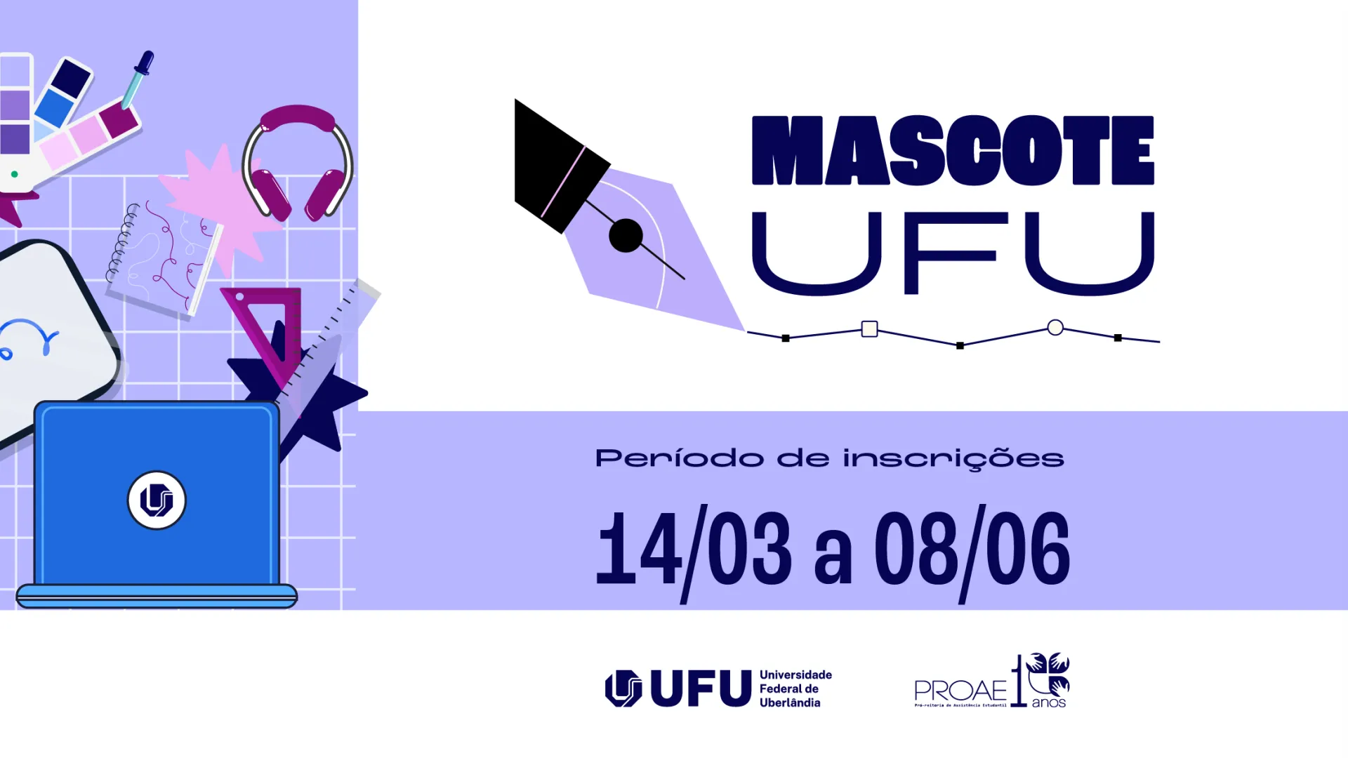 Arte de divulgação do edital