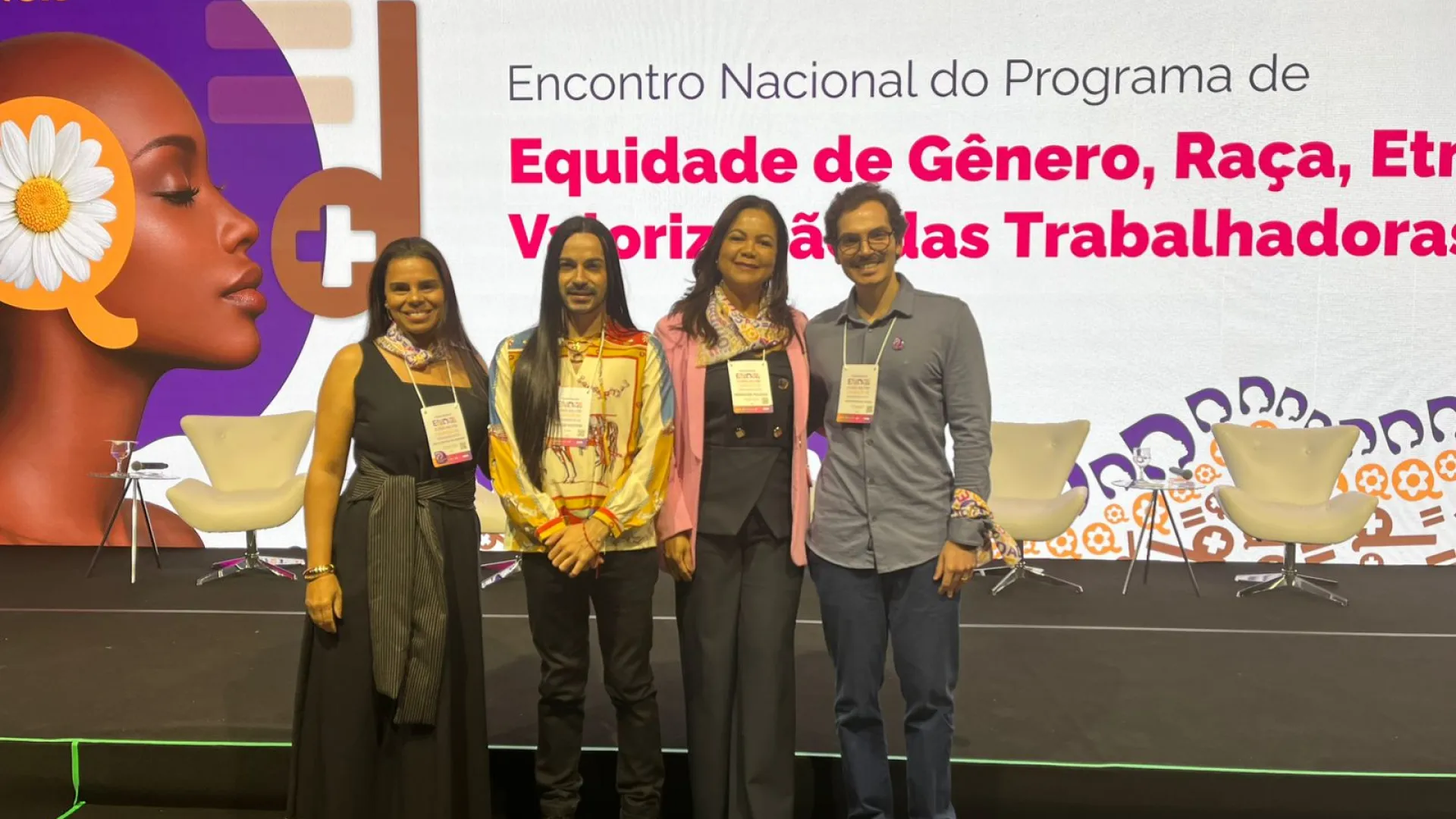 Foto durante a premiação