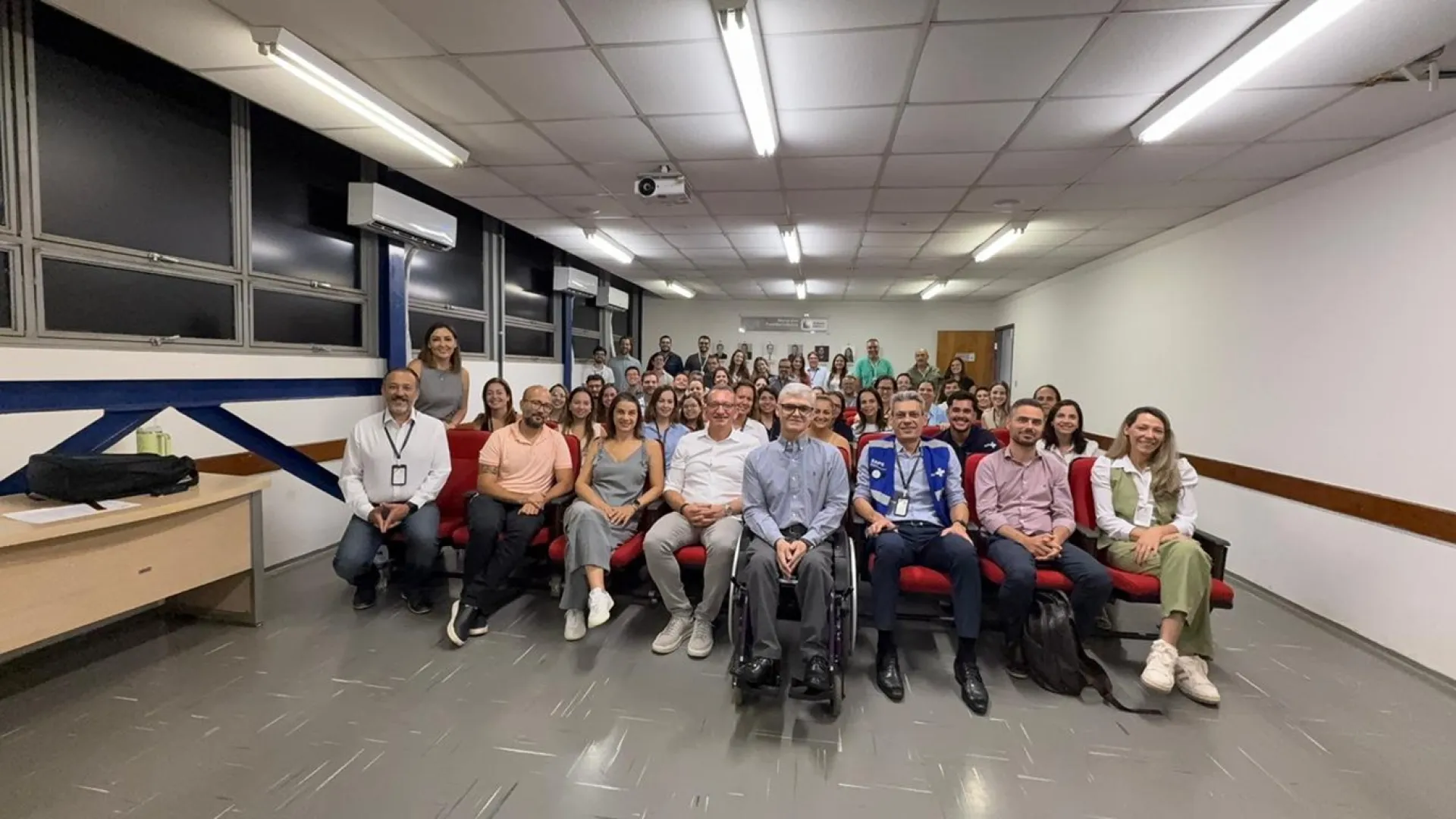 Foto dos participantes da capacitação 