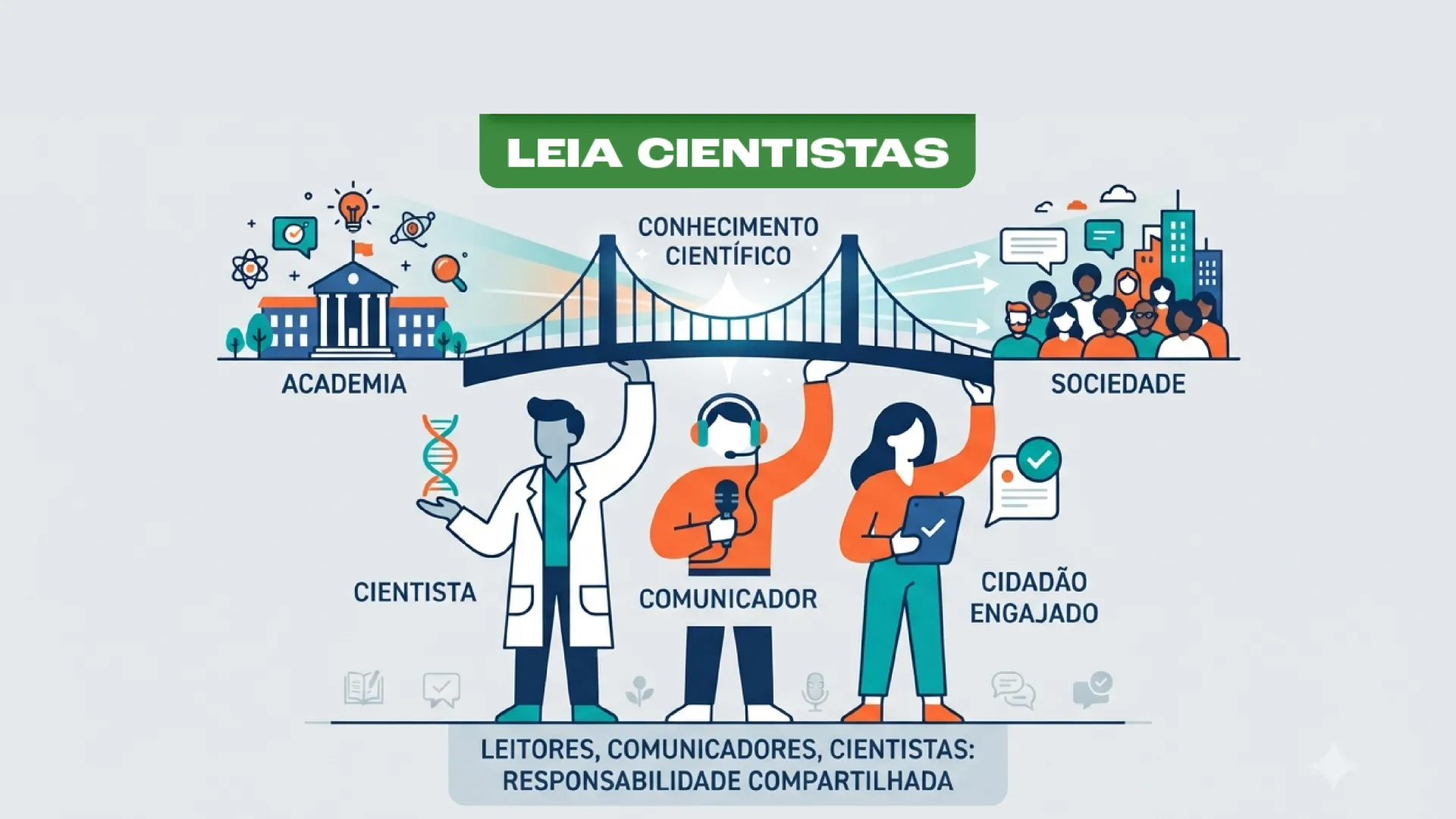 A Divulgação Científica é responsabilidade de todos
