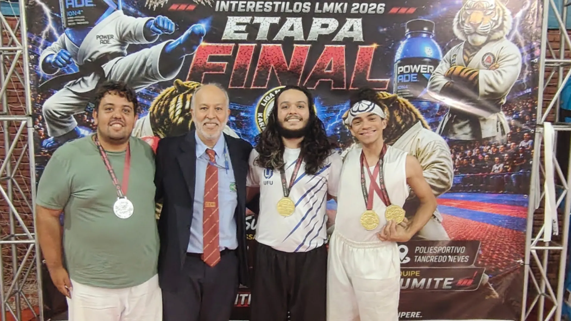 Equipe da UFU conquista quatro medalhas no Campeonato Mineiro de Karatê Interestilos 2026