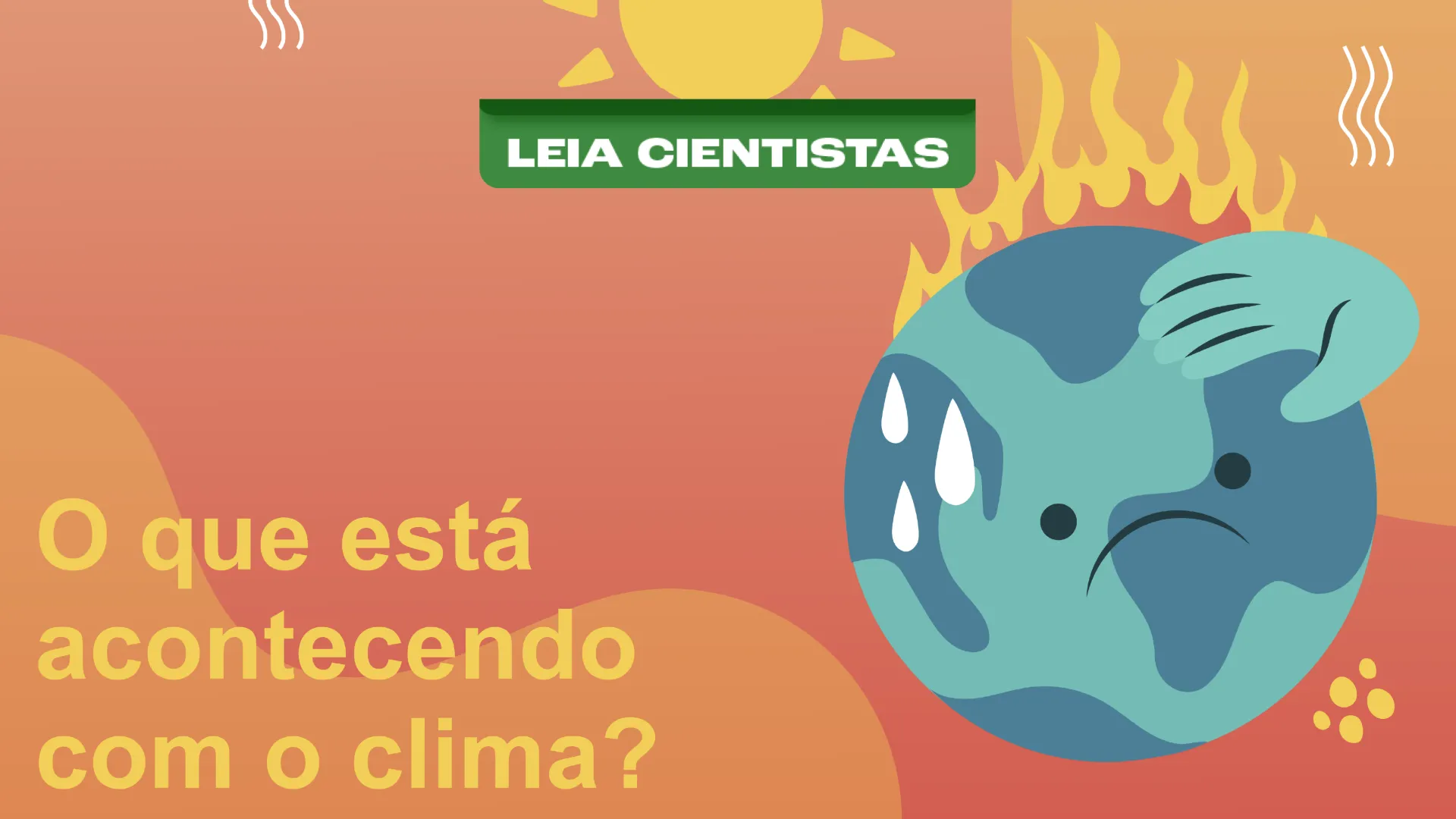 Arte planeta Terra pegando fogo