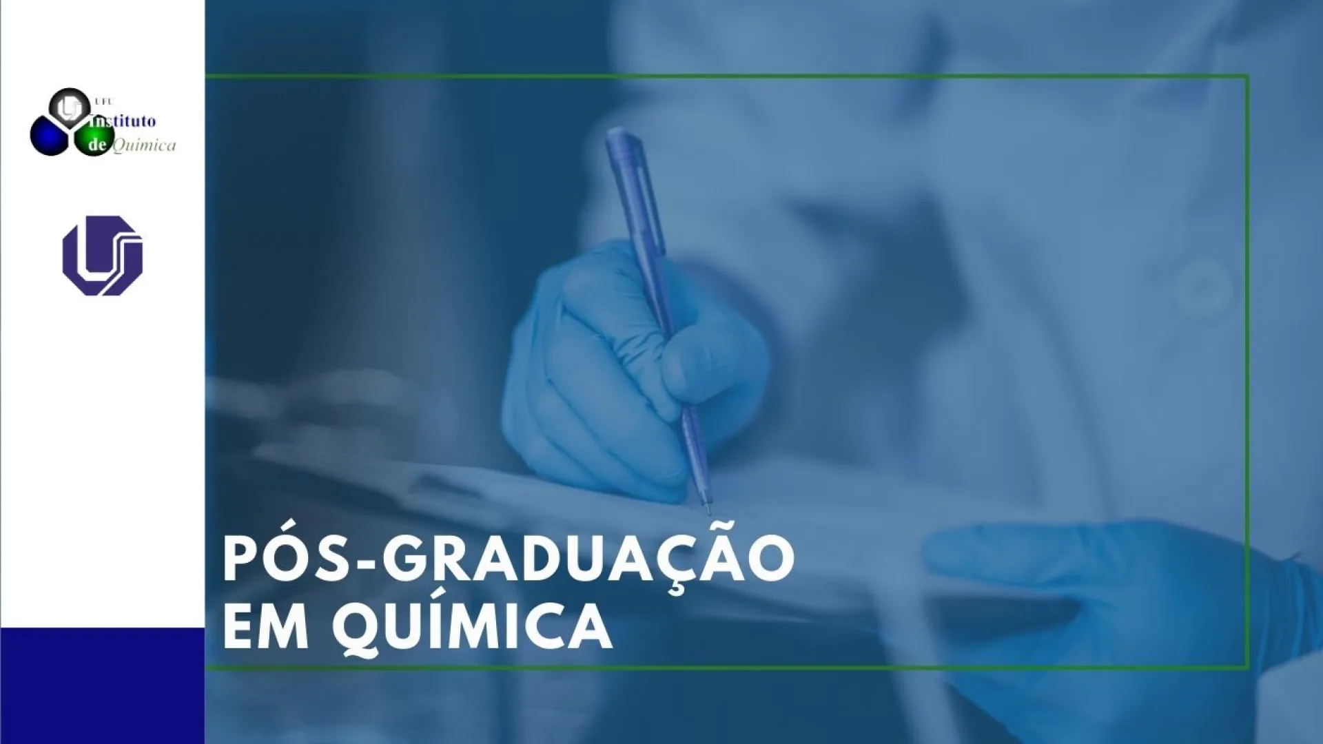 Banner Pós-Graduação Química UFU